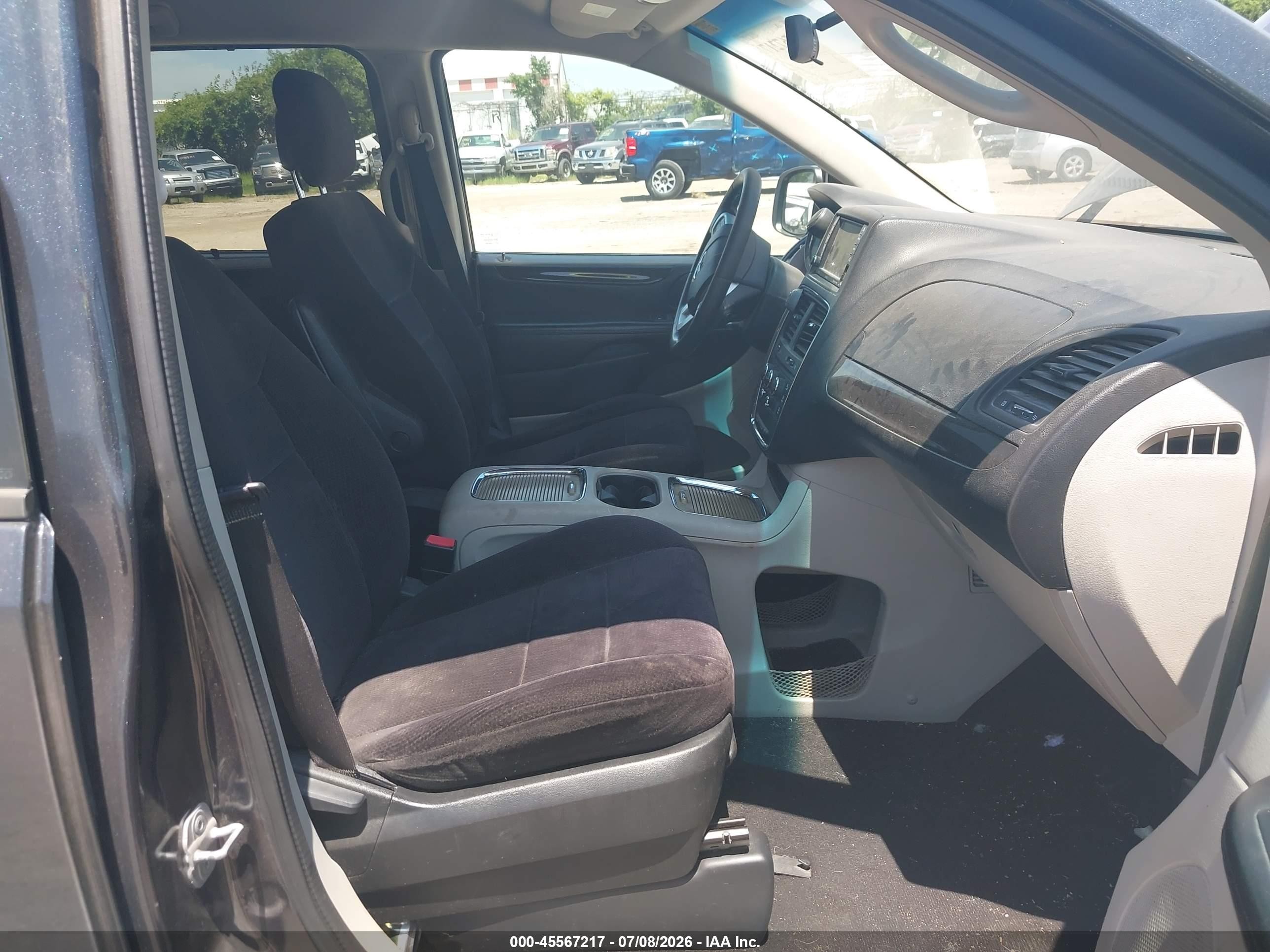 2013 Dodge Grand Caravan Sxt Gray vin: 2C4RDGCGXDR820546