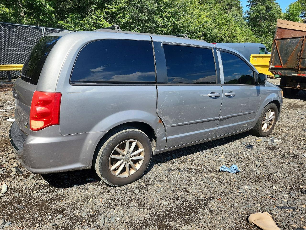 2014 Dodge Grand Caravan Sxt Silver vin: 2C4RDGCGXER253868