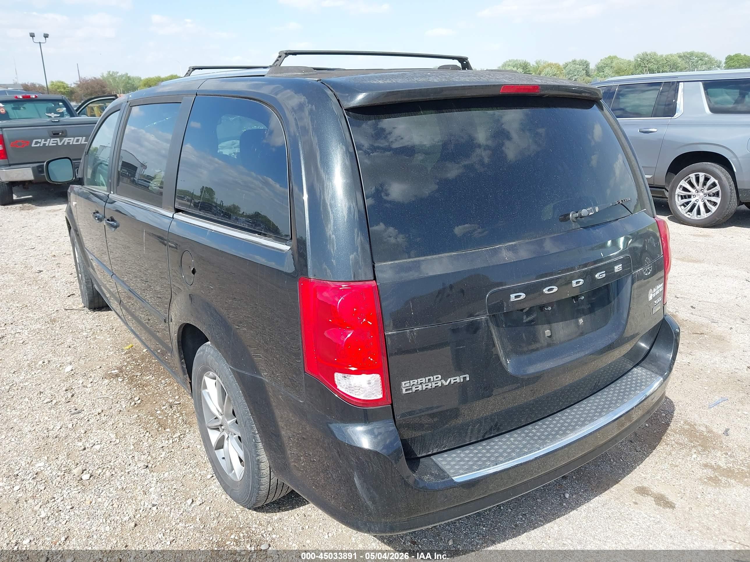 2014 Dodge Grand Caravan Sxt 30th Anniversary Black vin: 2C4RDGCGXER258195