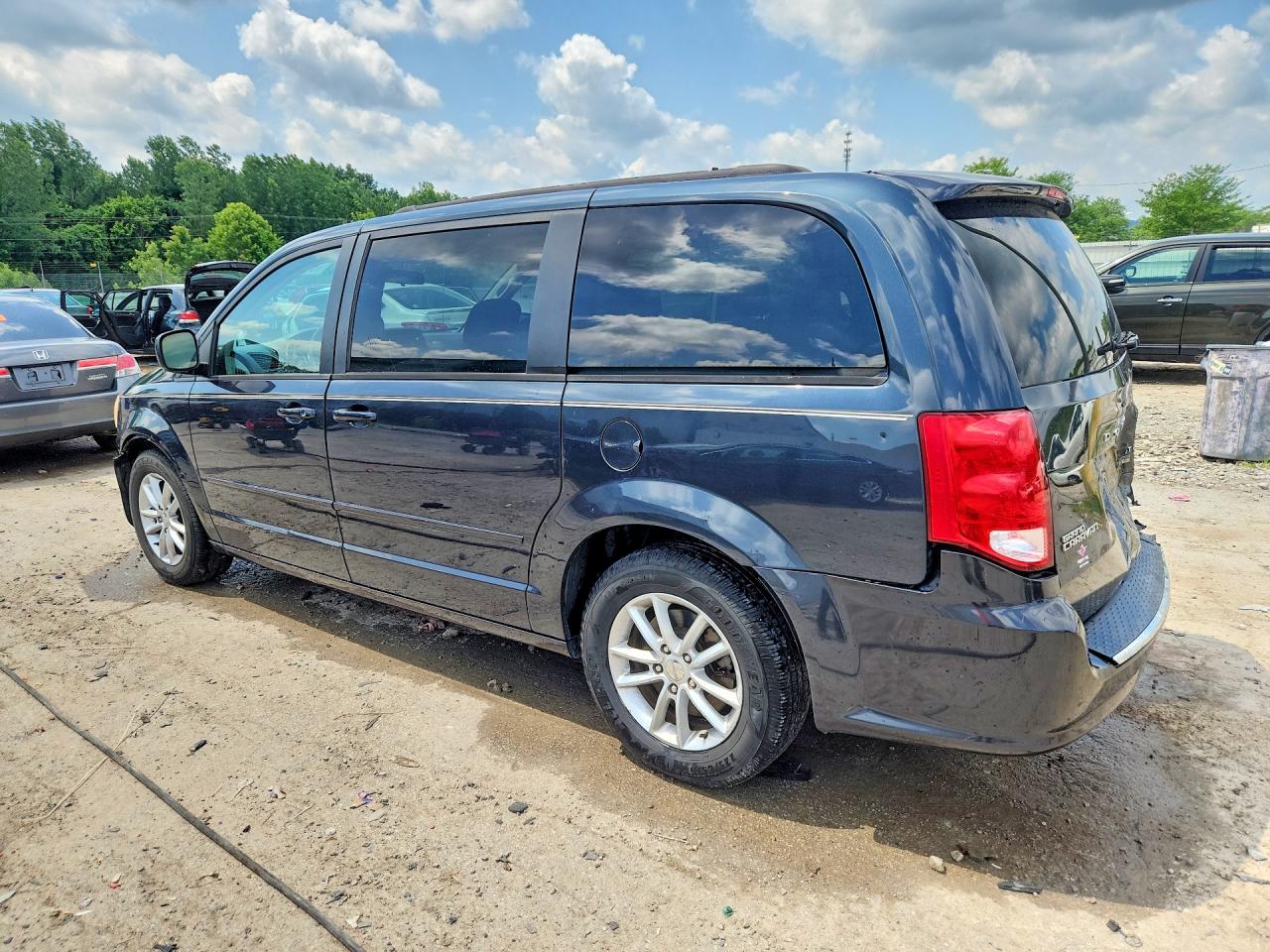 2014 Dodge Grand Caravan Sxt Black vin: 2C4RDGCGXER259847
