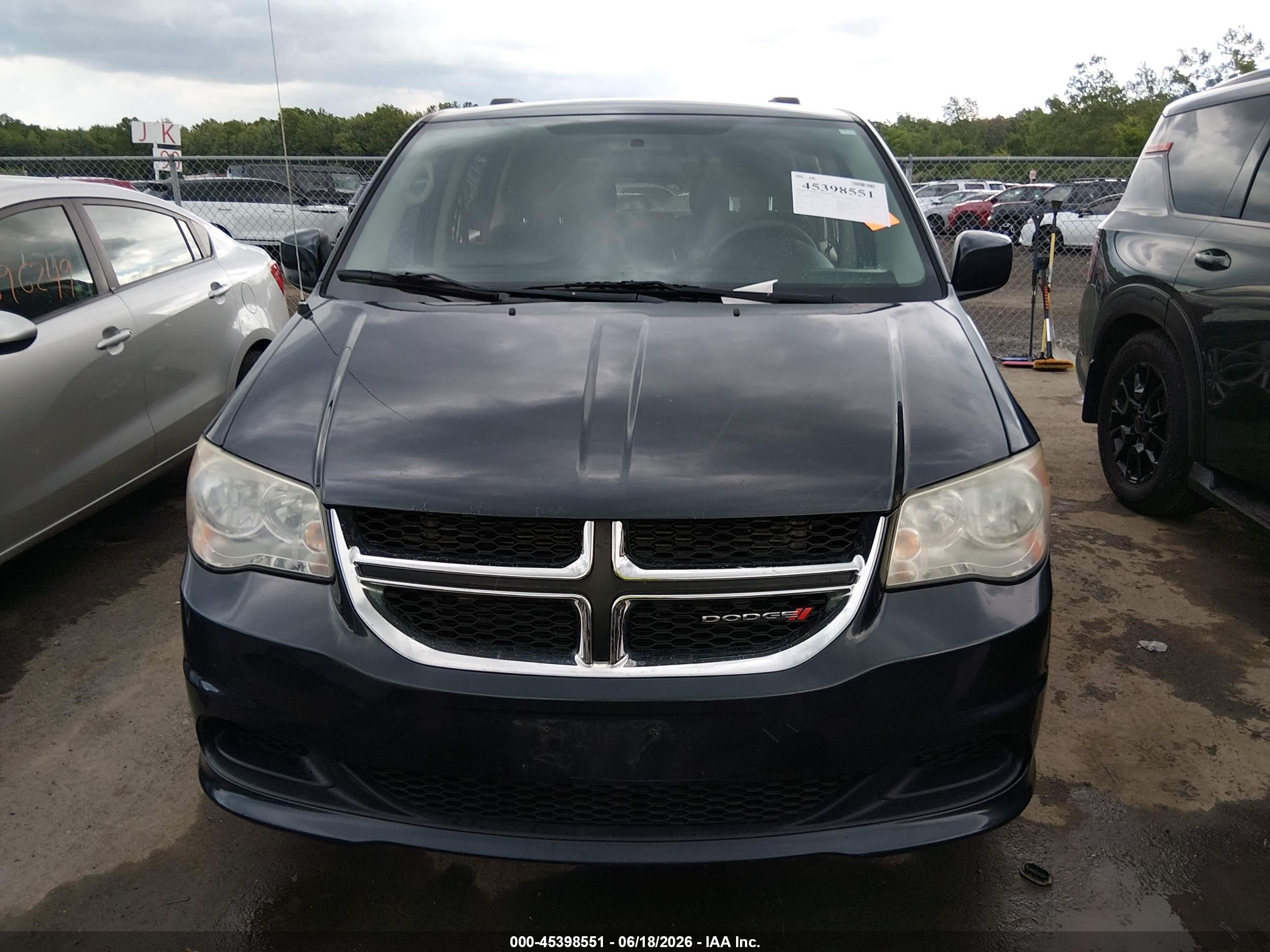 2014 Dodge Grand Caravan Sxt Blue vin: 2C4RDGCGXER262277