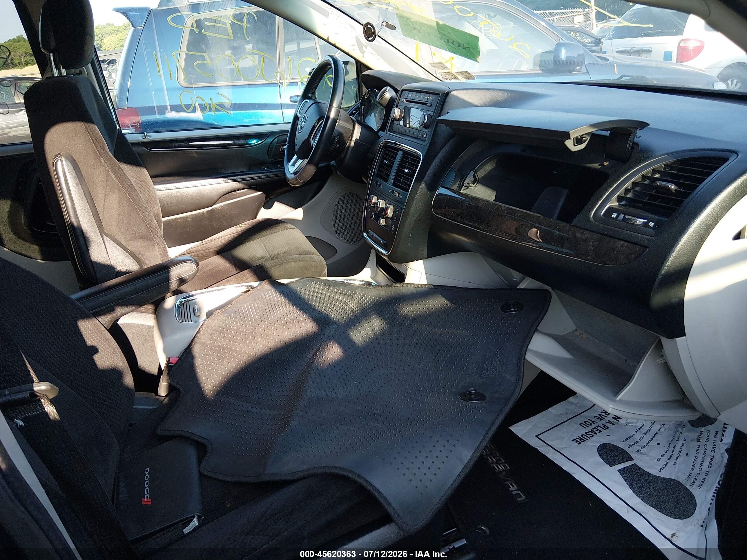 2014 Dodge Grand Caravan Sxt Синий vin: 2C4RDGCGXER266104