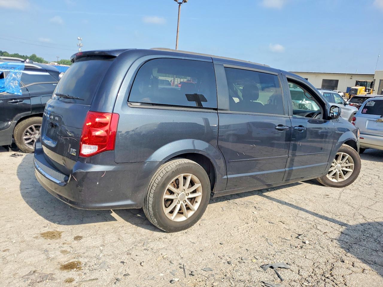 2014 Dodge Grand Caravan Sxt Blue vin: 2C4RDGCGXER267432