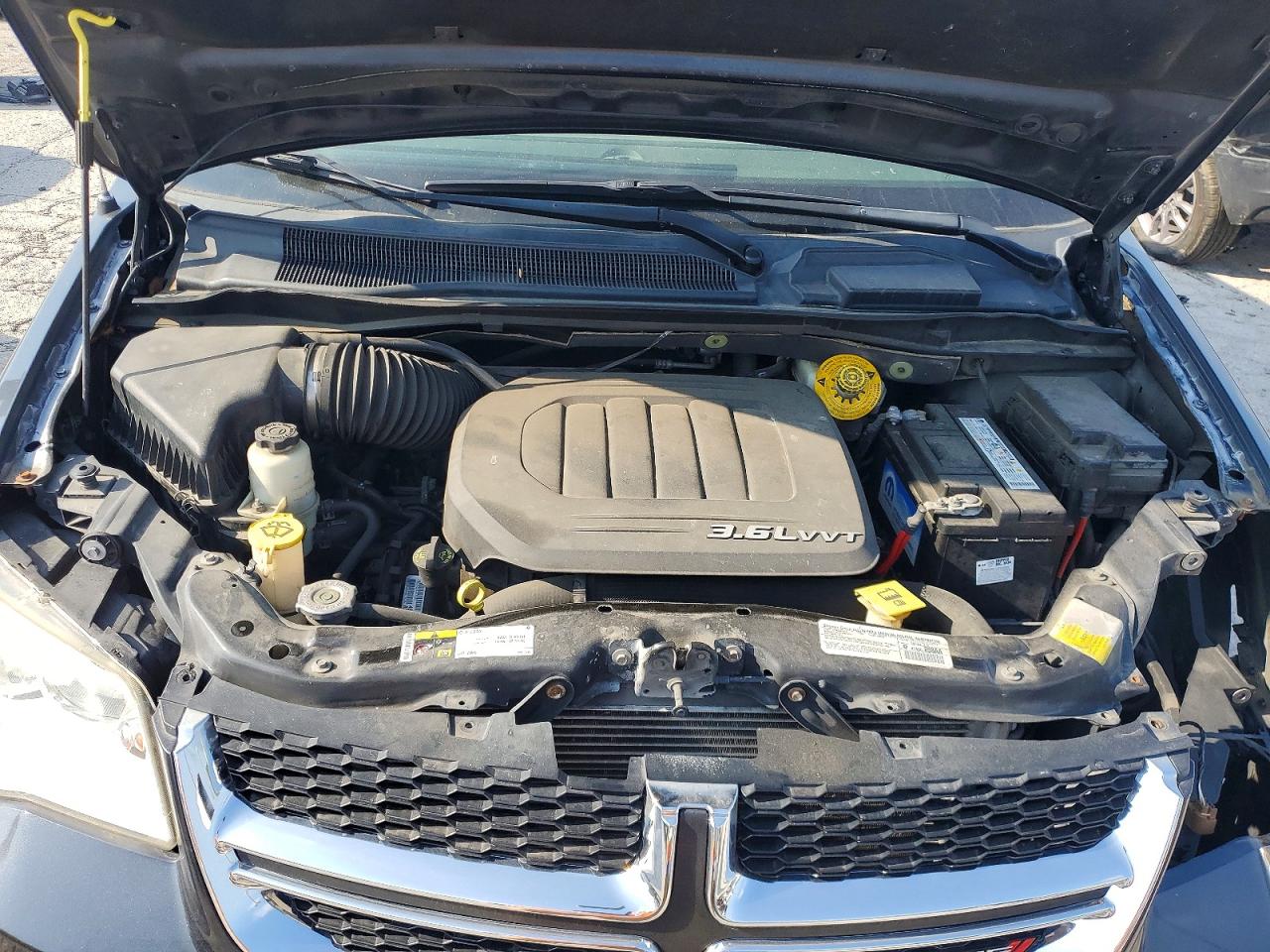 2014 Dodge Grand Caravan Sxt Blue vin: 2C4RDGCGXER267432