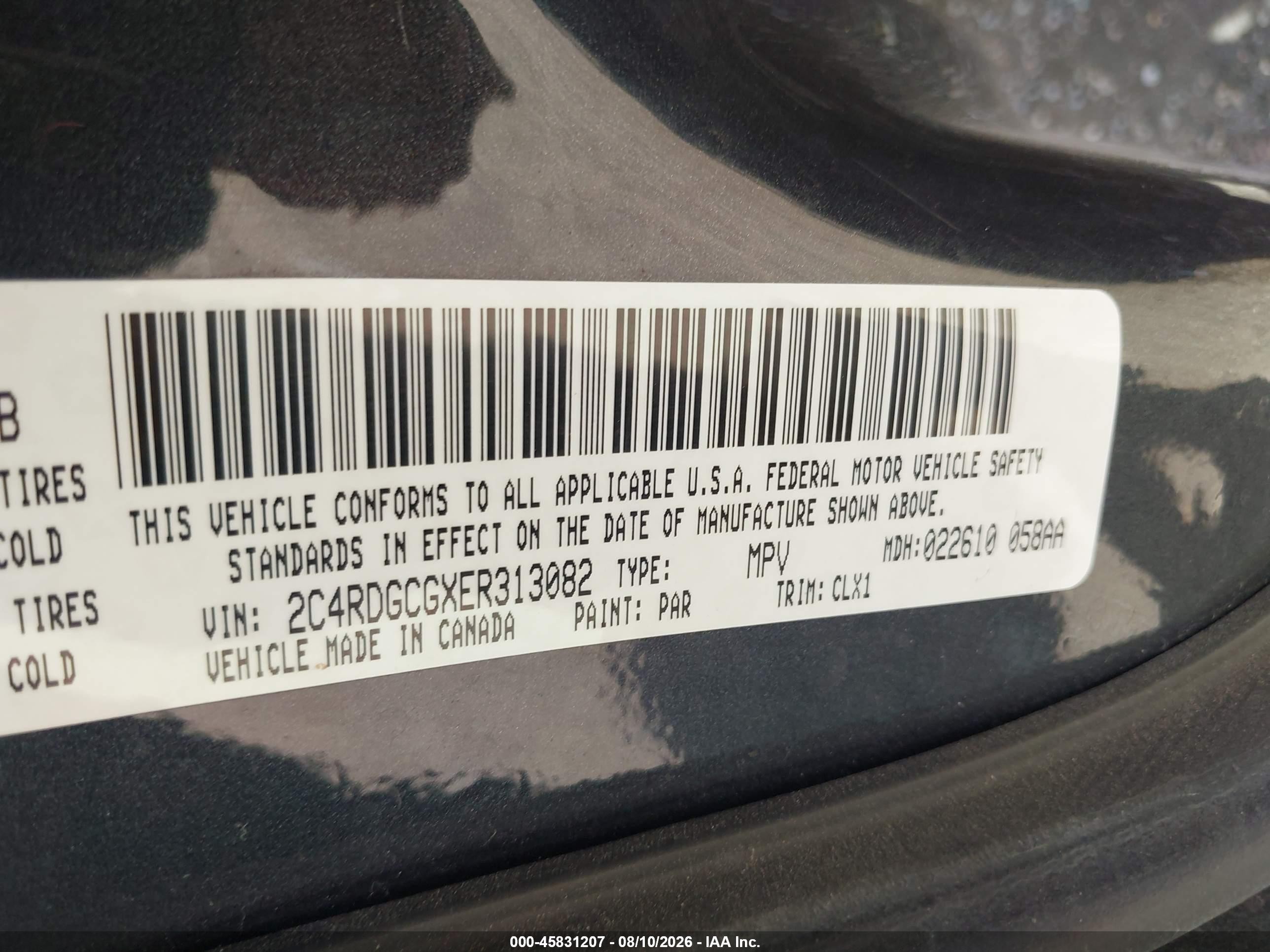2014 Dodge Grand Caravan Sxt 30th Anniversary Dark Blue vin: 2C4RDGCGXER313082