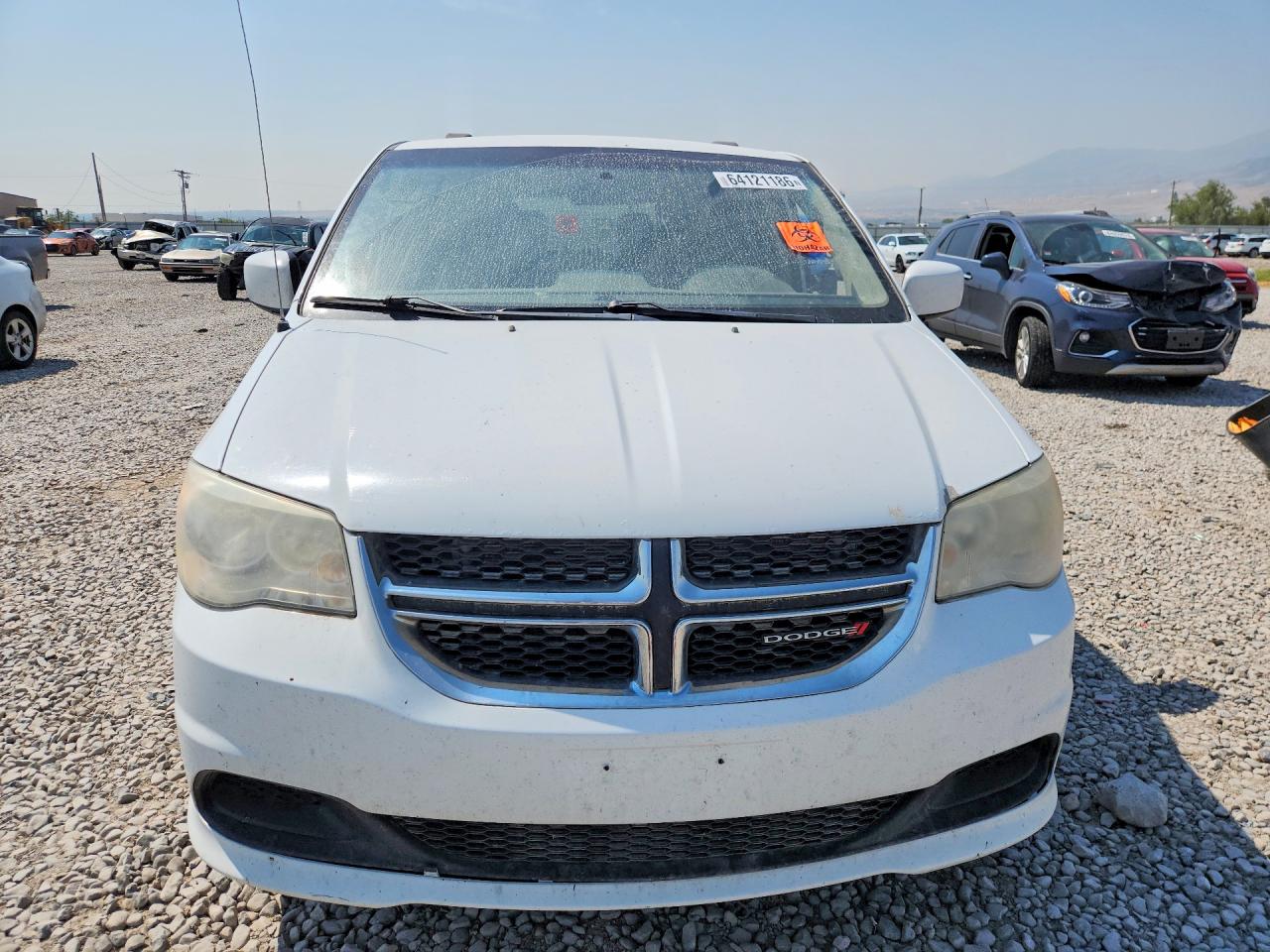 2014 Dodge Grand Caravan Sxt White vin: 2C4RDGCGXER341643
