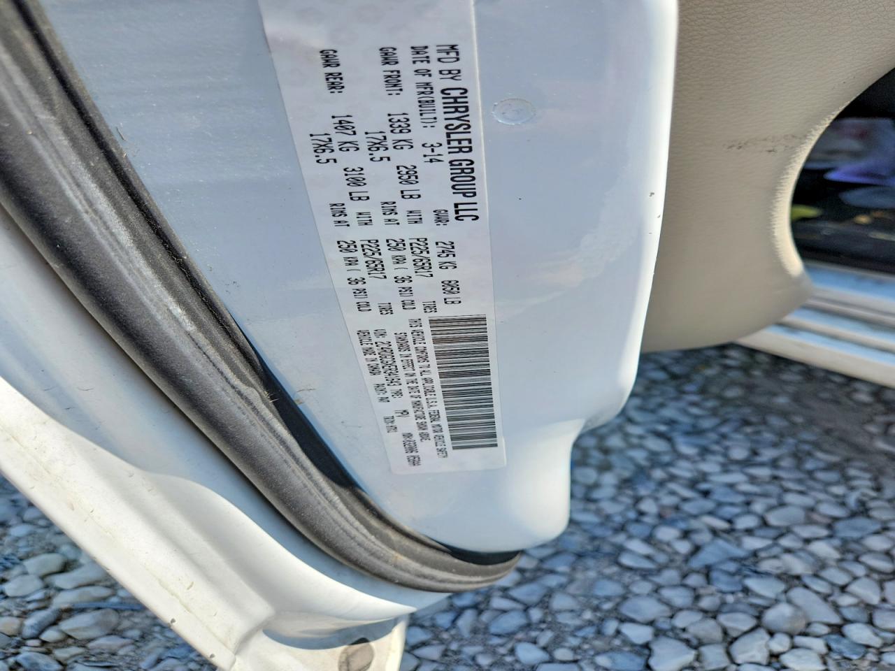 2014 Dodge Grand Caravan Sxt White vin: 2C4RDGCGXER341643