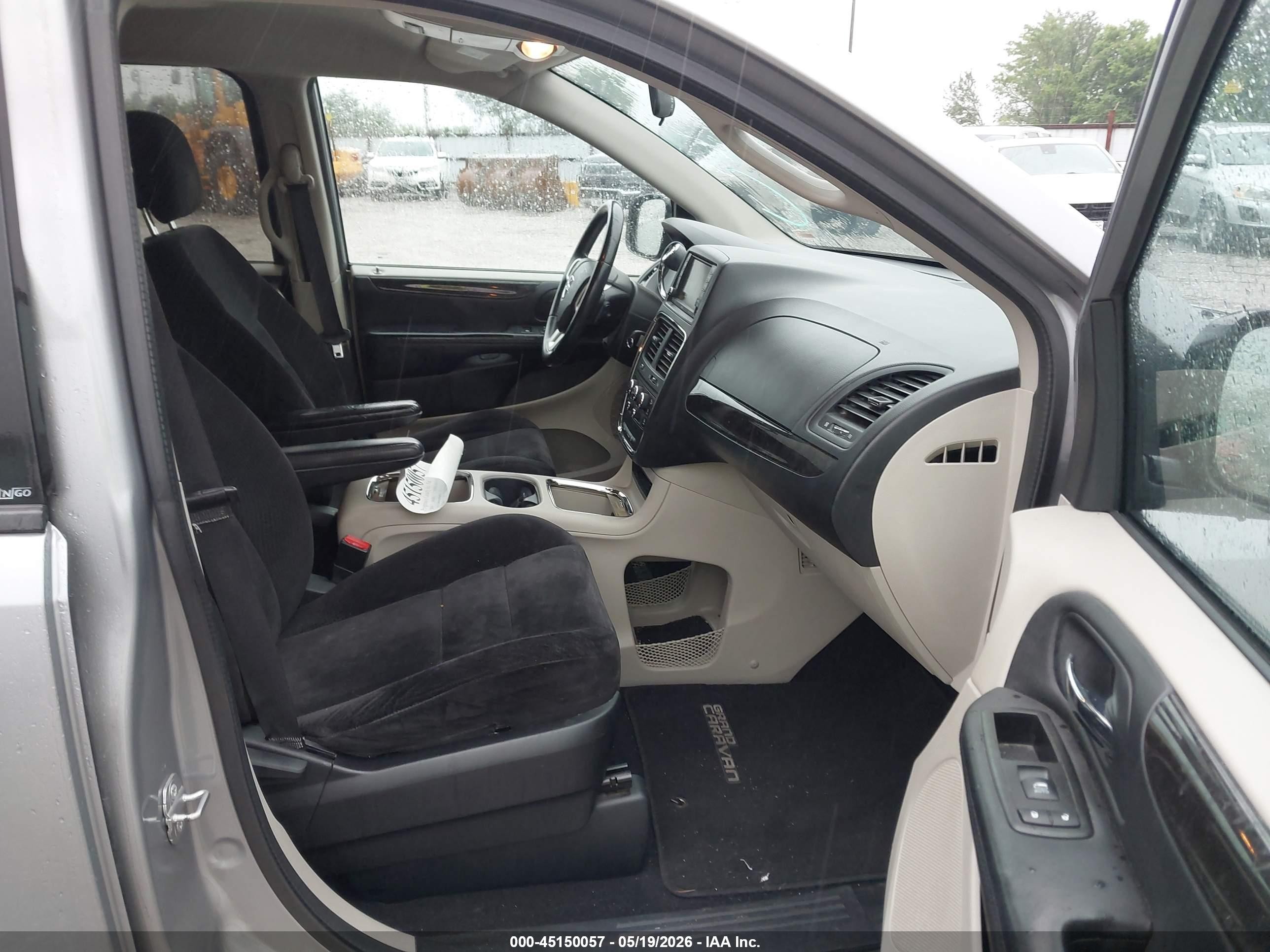 2014 Dodge Grand Caravan Sxt Silver vin: 2C4RDGCGXER341710