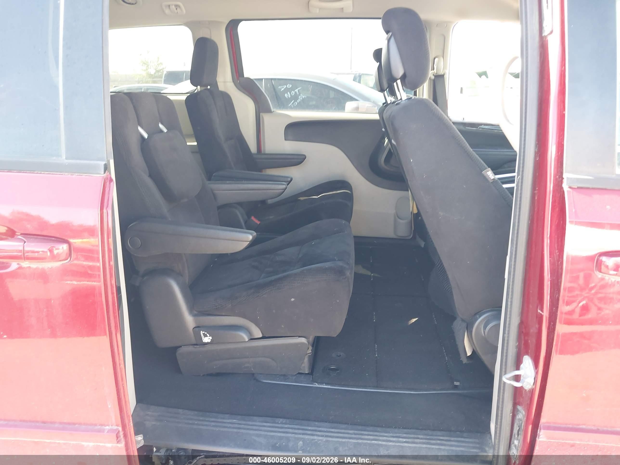 2014 Dodge Grand Caravan Sxt Red vin: 2C4RDGCGXER371564