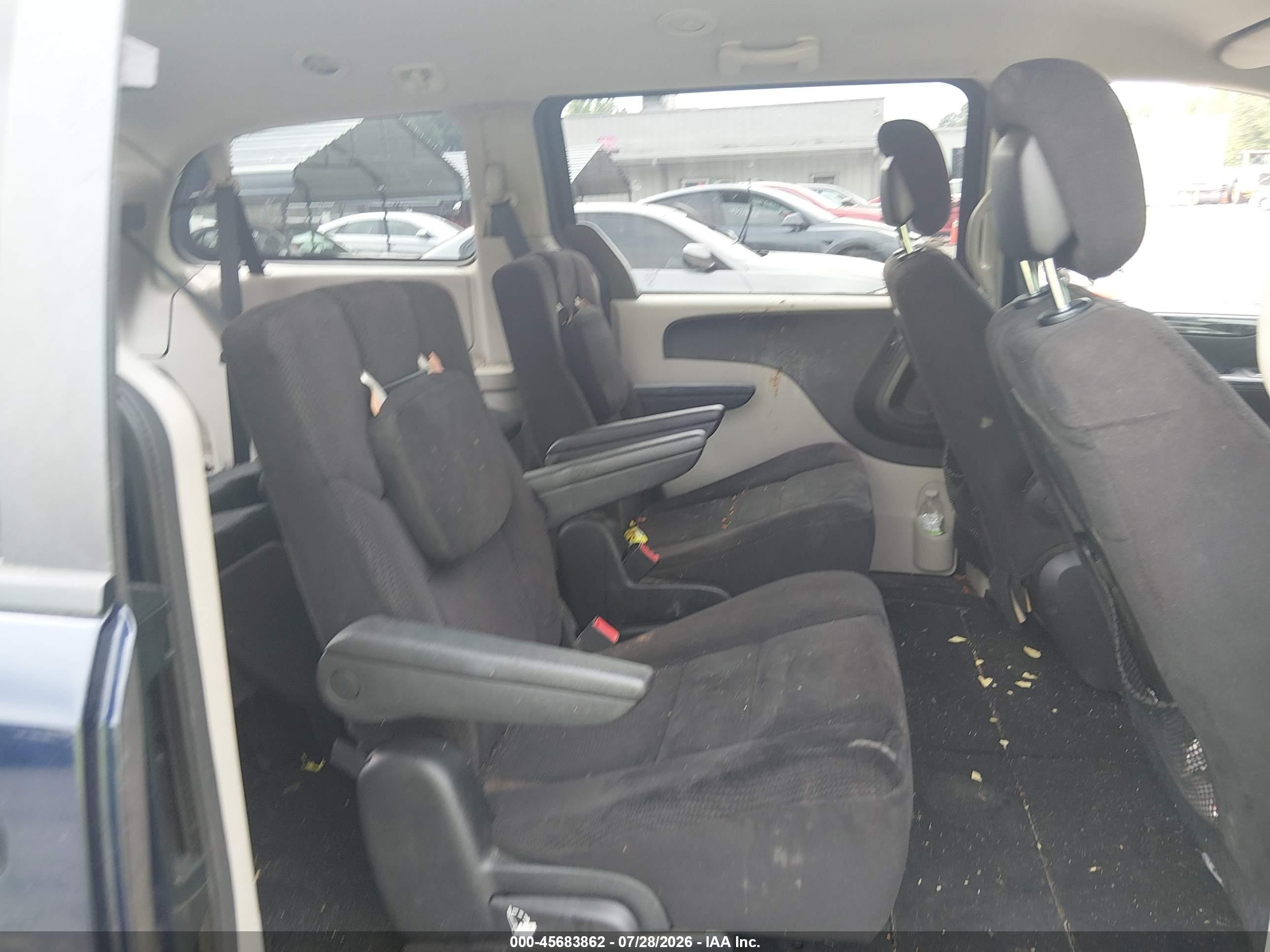2014 Dodge Grand Caravan Sxt Dark Blue vin: 2C4RDGCGXER391216