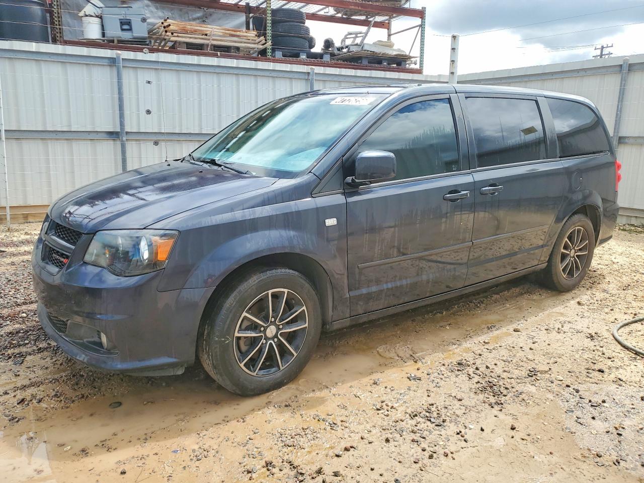 2014 Dodge Grand Caravan Sxt Blue vin: 2C4RDGCGXER462608