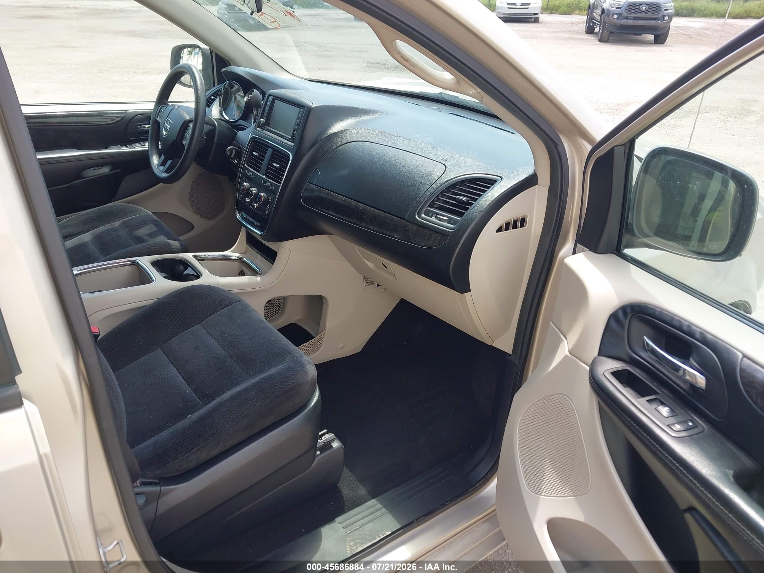 2014 Dodge Grand Caravan Sxt Gold vin: 2C4RDGCGXER477514
