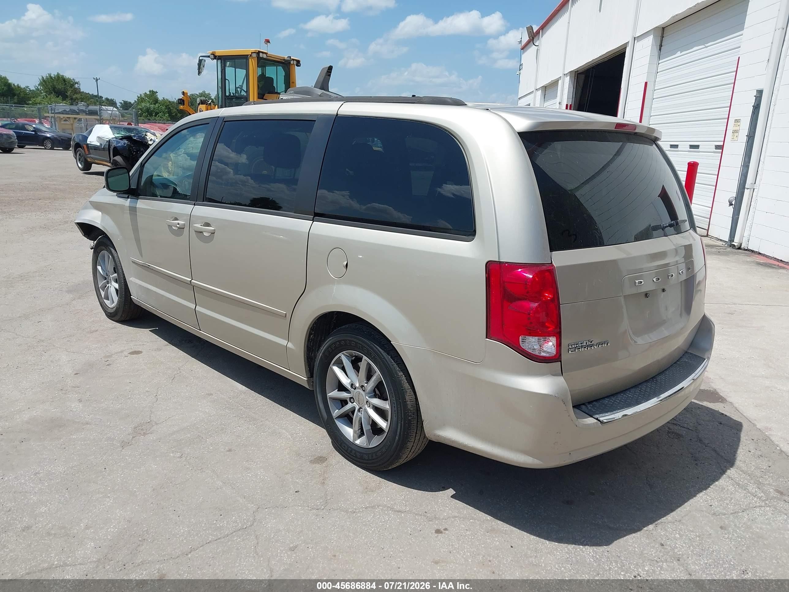 2014 Dodge Grand Caravan Sxt Gold vin: 2C4RDGCGXER477514
