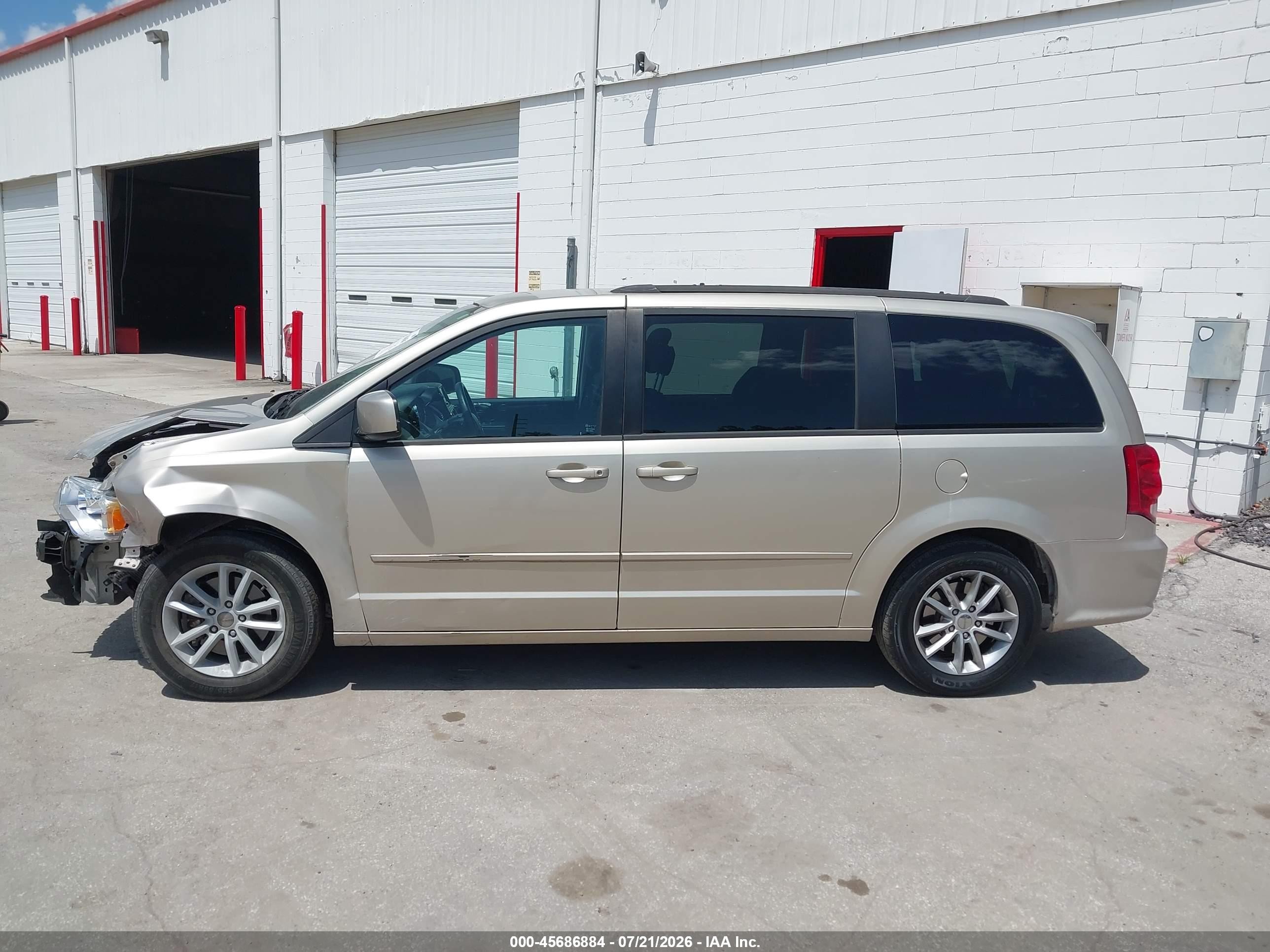 2014 Dodge Grand Caravan Sxt Gold vin: 2C4RDGCGXER477514