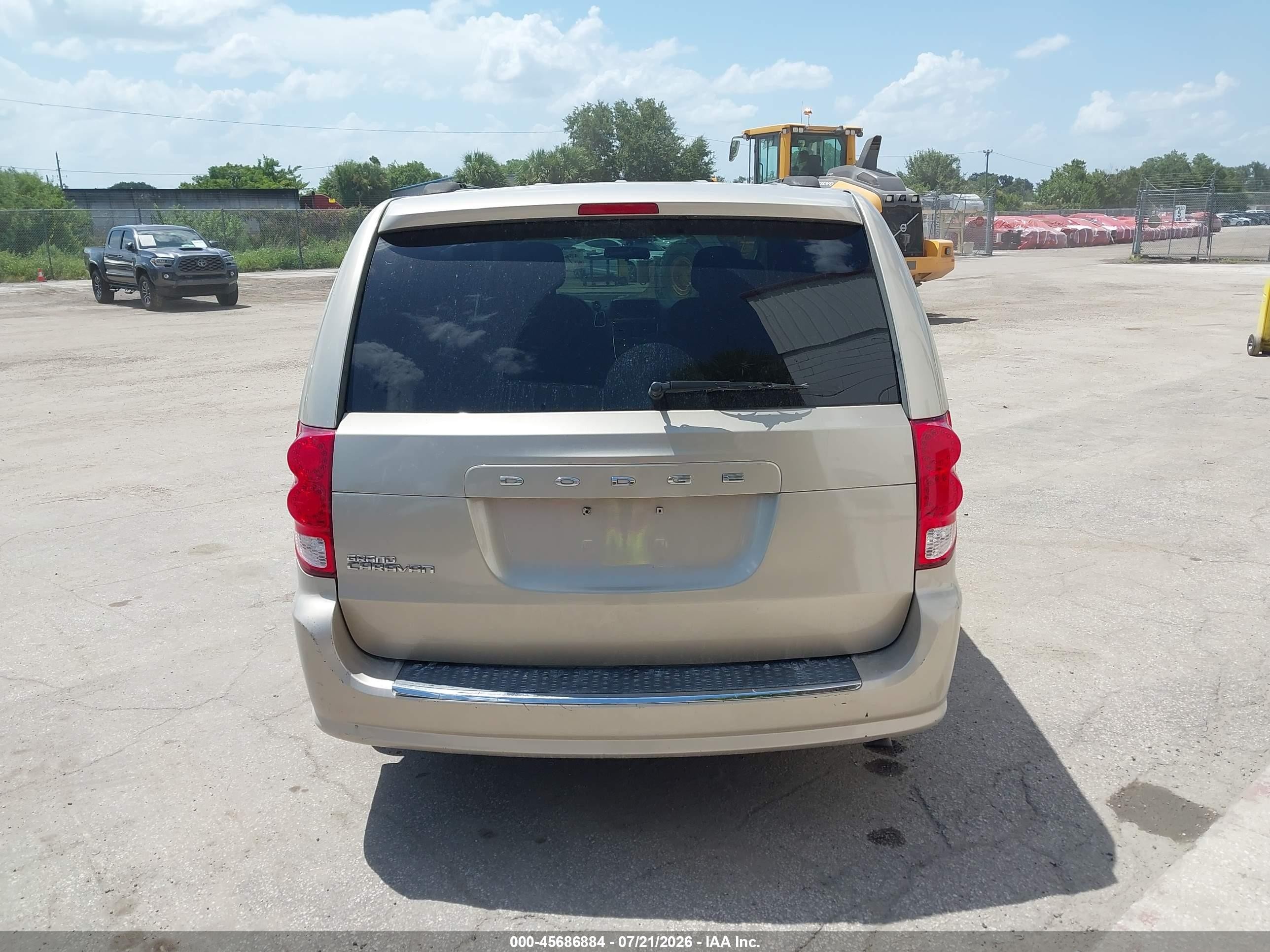 2014 Dodge Grand Caravan Sxt Gold vin: 2C4RDGCGXER477514