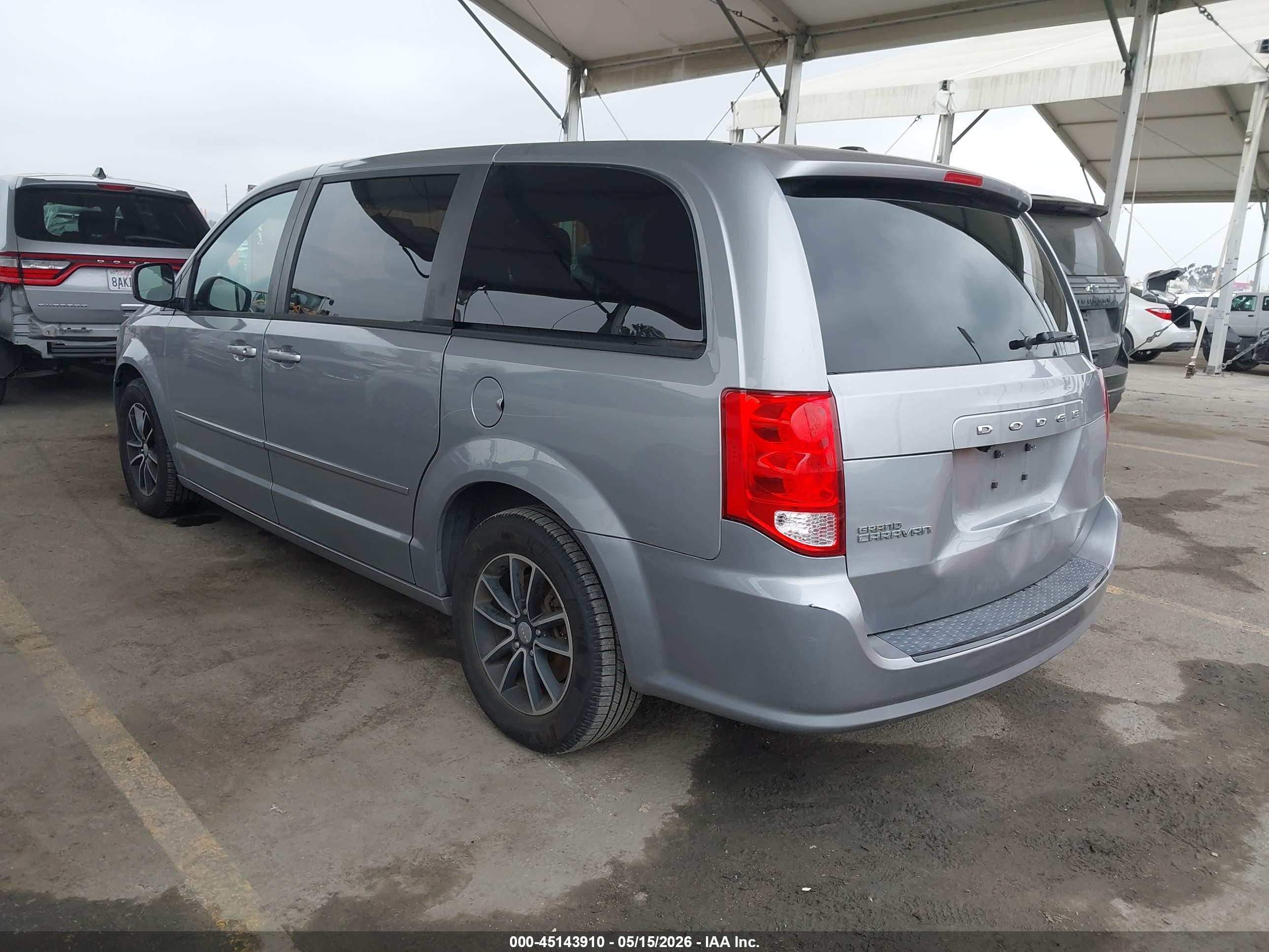 2015 Dodge Grand Caravan Sxt Gray vin: 2C4RDGCGXFR512103