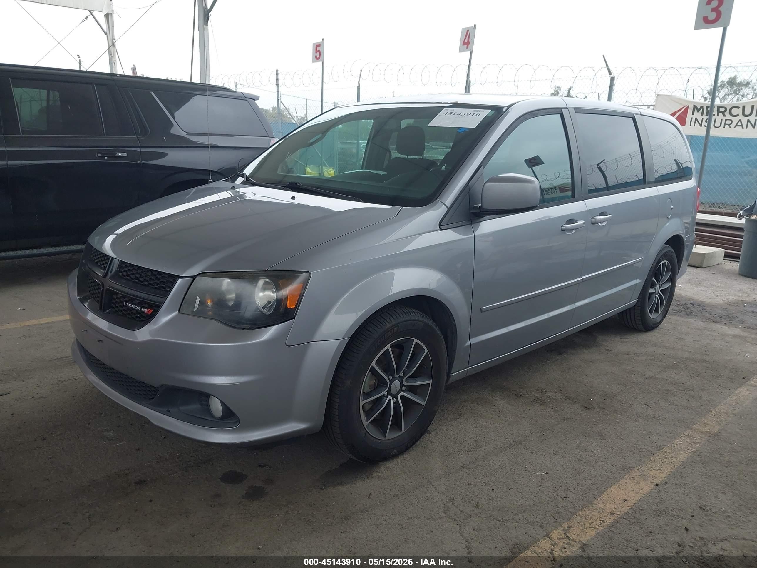 2015 Dodge Grand Caravan Sxt Gray vin: 2C4RDGCGXFR512103