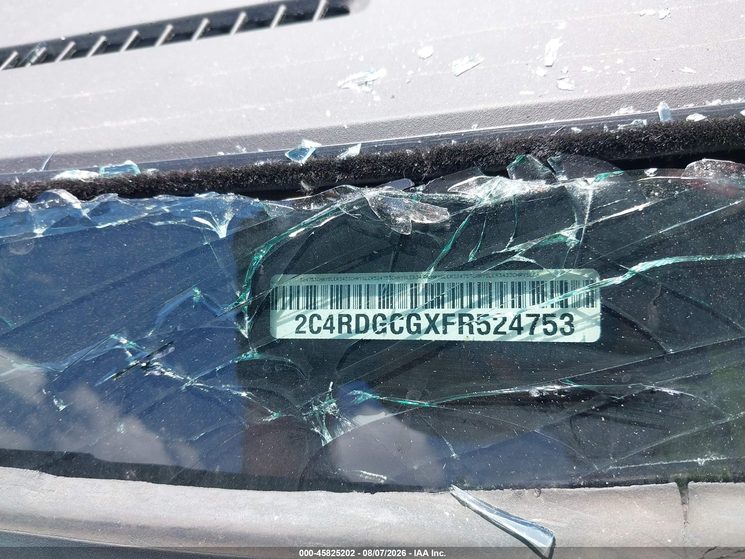 2015 Dodge Grand Caravan Sxt Серебряный vin: 2C4RDGCGXFR524753