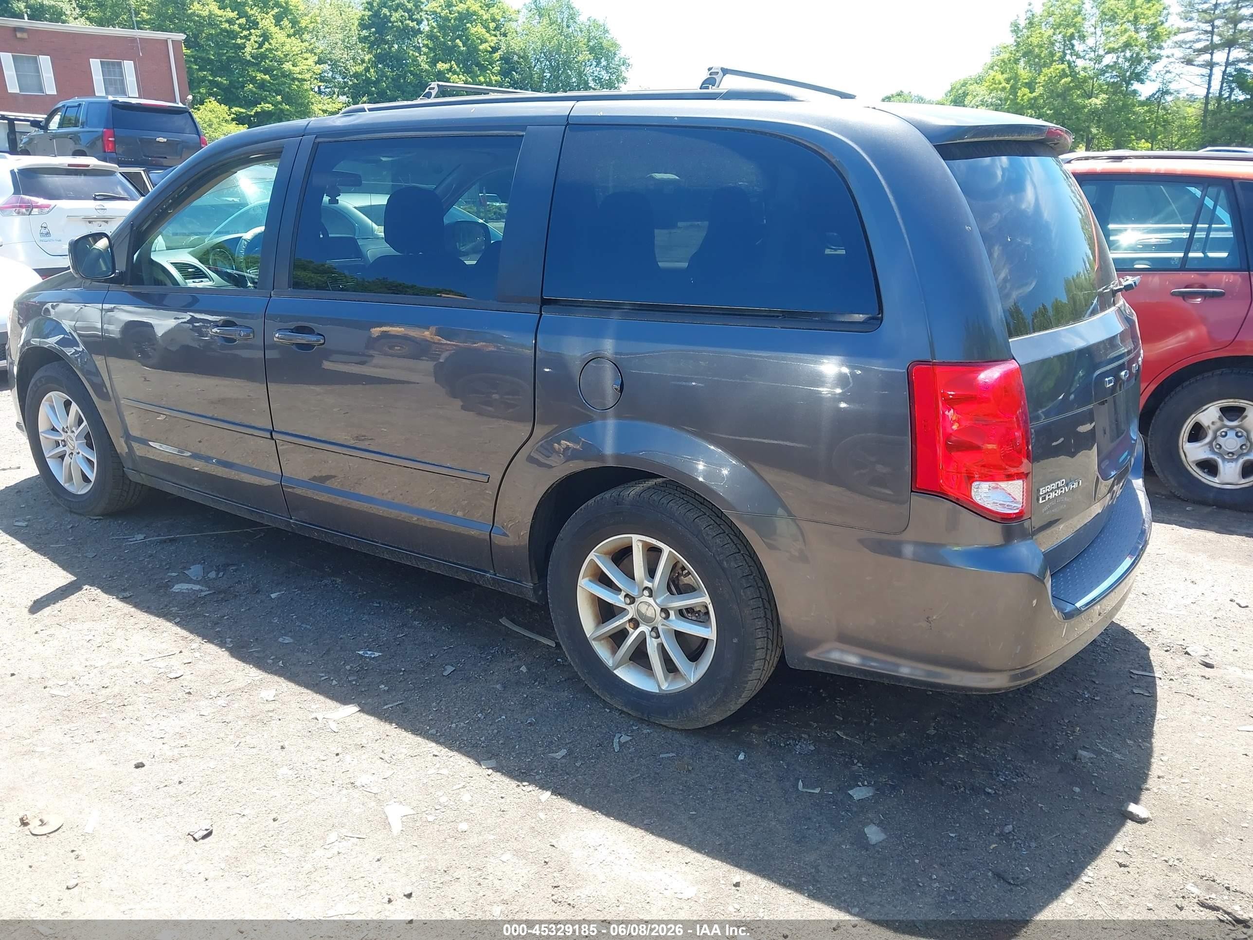 2015 Dodge Grand Caravan Sxt Gray vin: 2C4RDGCGXFR612363