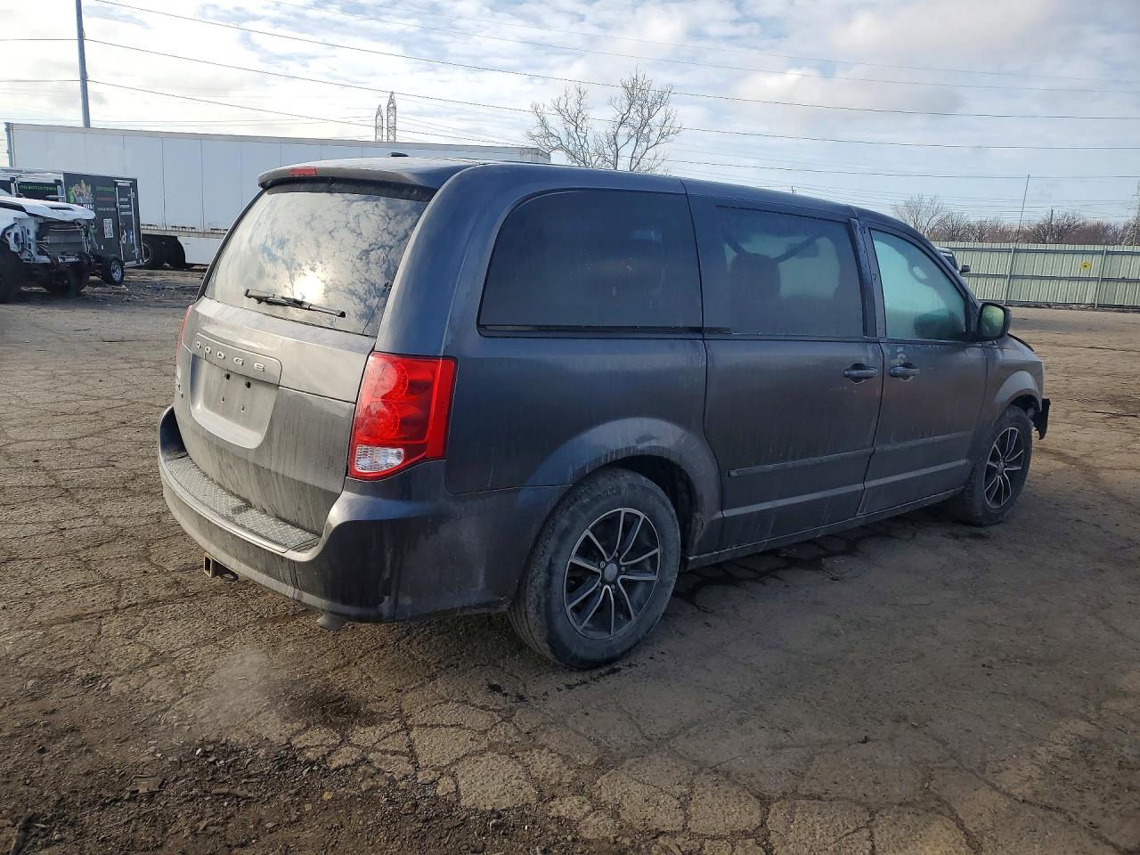 2015 Dodge Grand Caravan Sxt Gray vin: 2C4RDGCGXFR614503