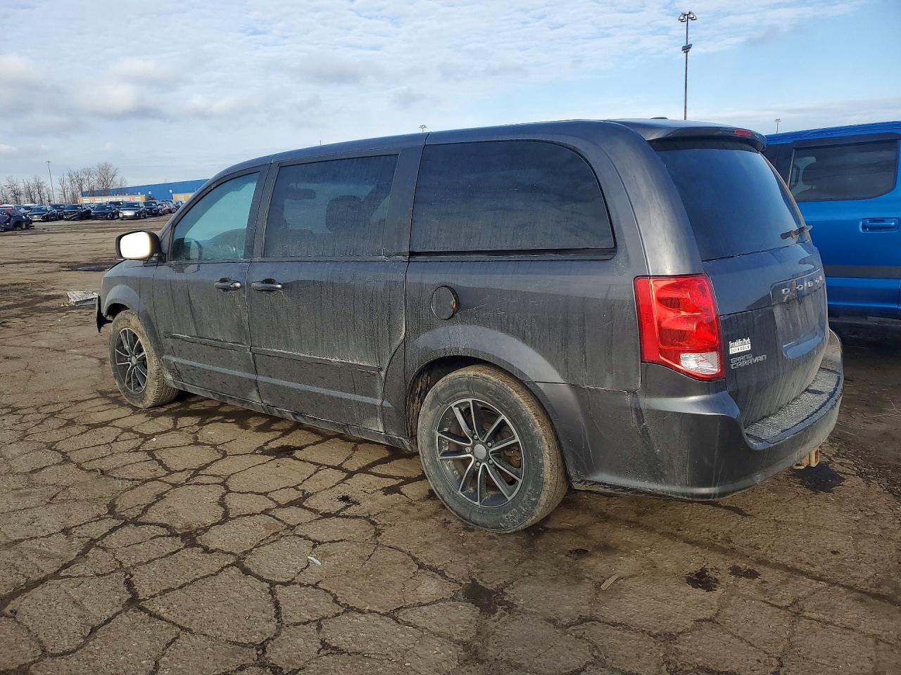 2015 Dodge Grand Caravan Sxt Gray vin: 2C4RDGCGXFR614503