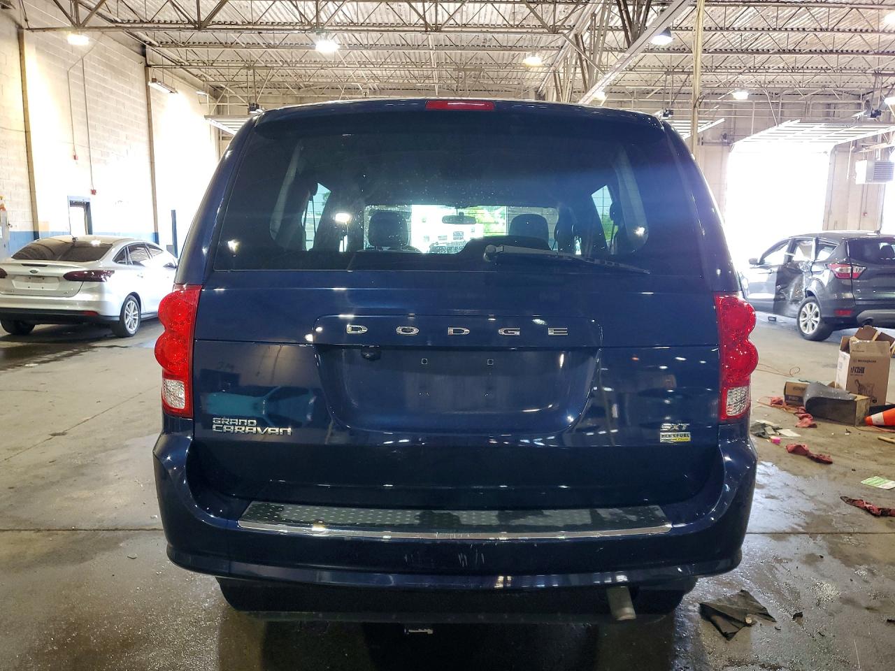 2015 Dodge Grand Caravan Sxt Blue vin: 2C4RDGCGXFR623654
