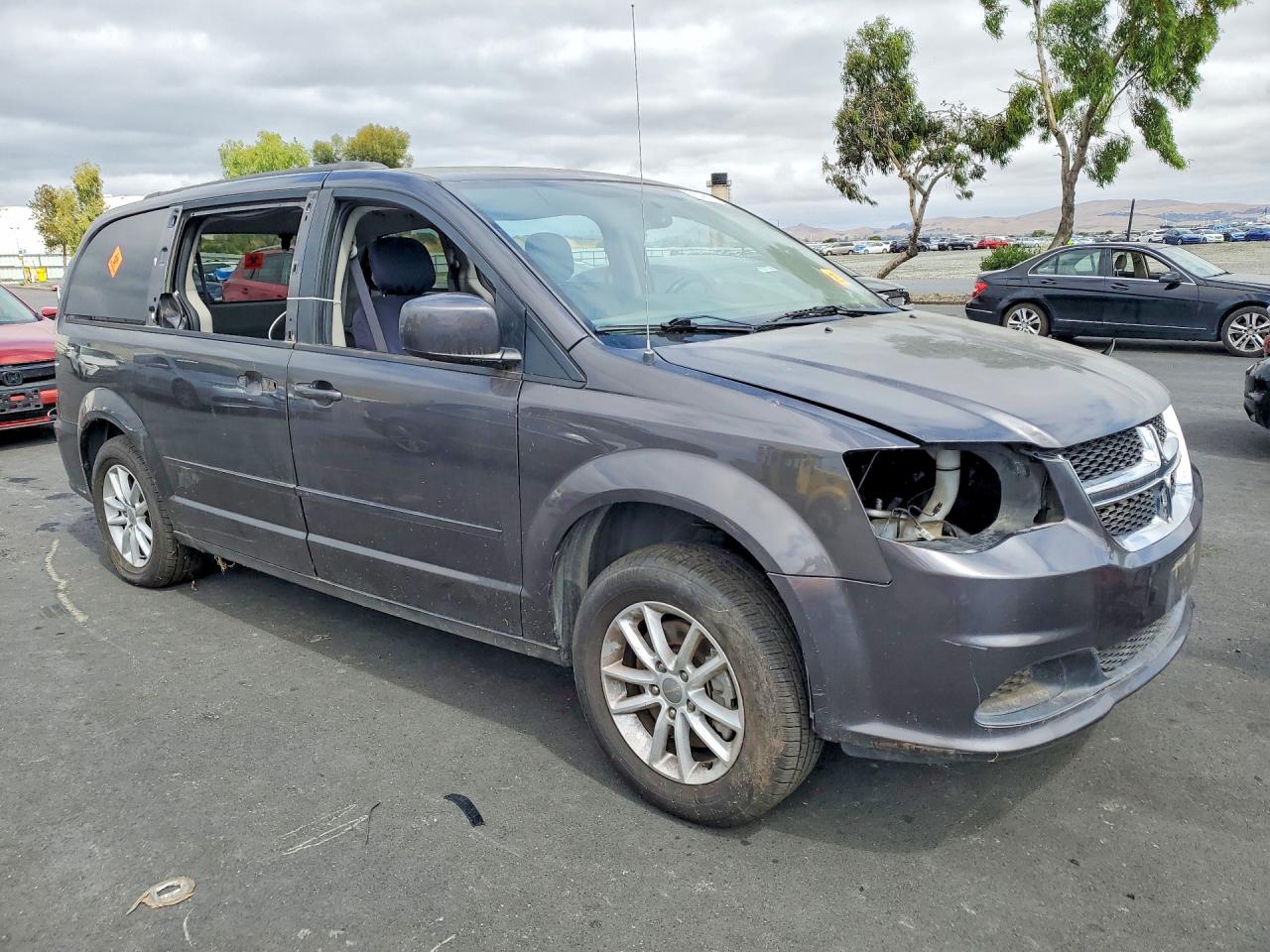 2015 Dodge Grand Caravan Sxt Gray vin: 2C4RDGCGXFR648988