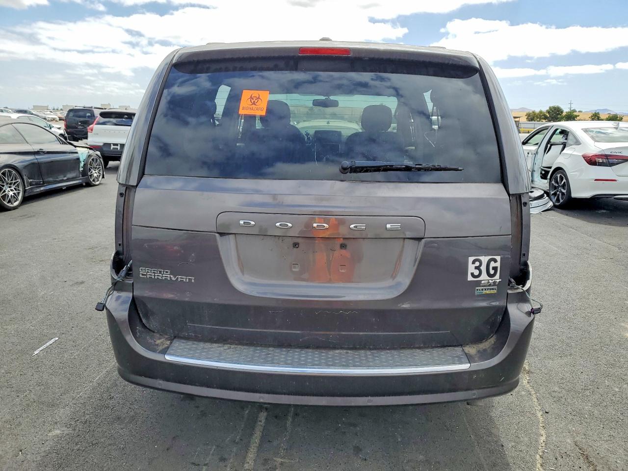 2015 Dodge Grand Caravan Sxt Gray vin: 2C4RDGCGXFR648988