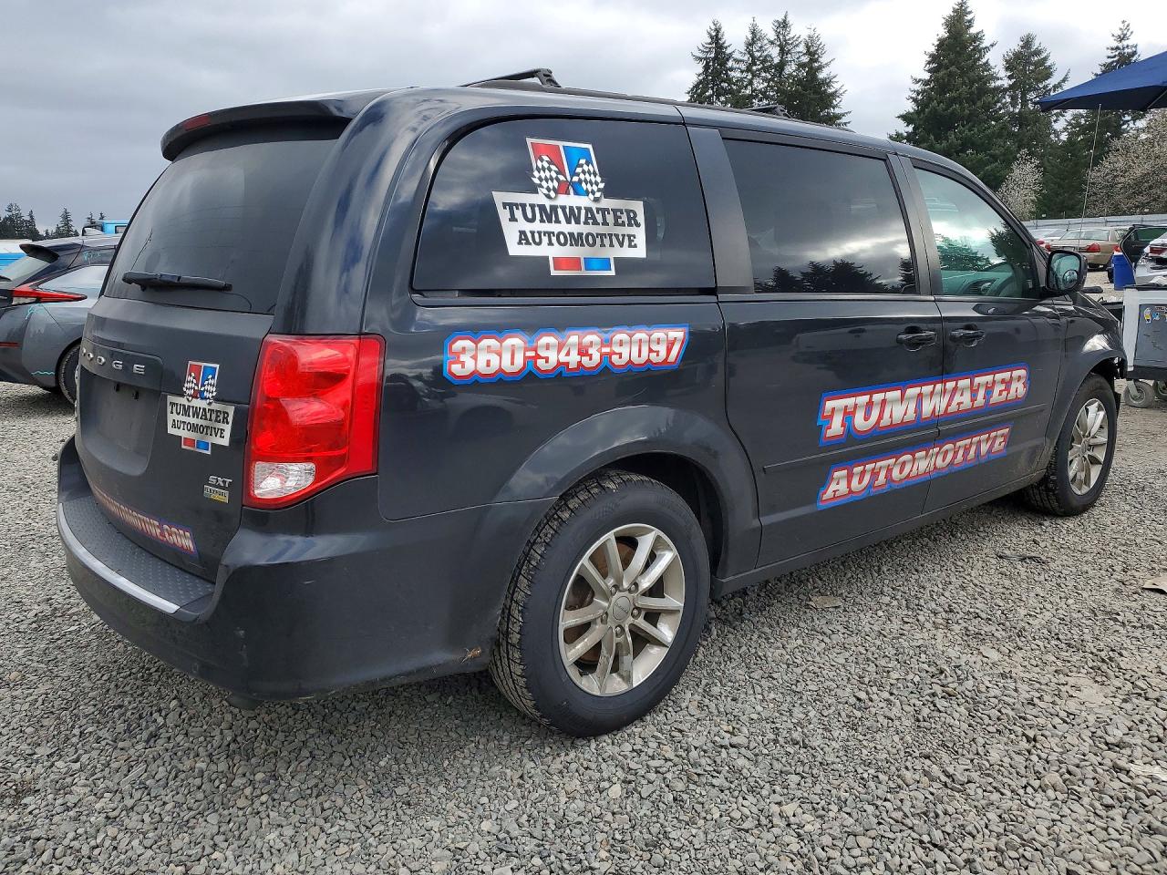 2015 Dodge Grand Caravan Sxt Черный vin: 2C4RDGCGXFR652832