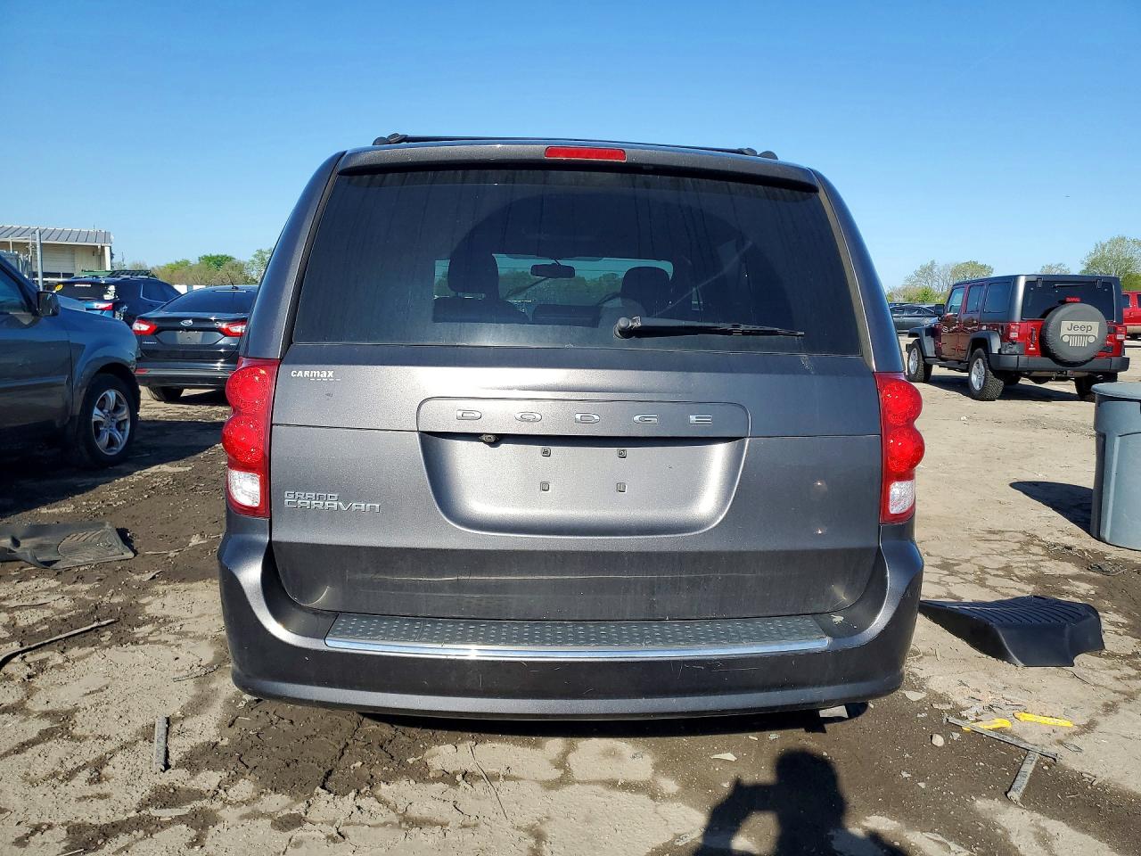 2015 Dodge Grand Caravan Sxt Gray vin: 2C4RDGCGXFR685393
