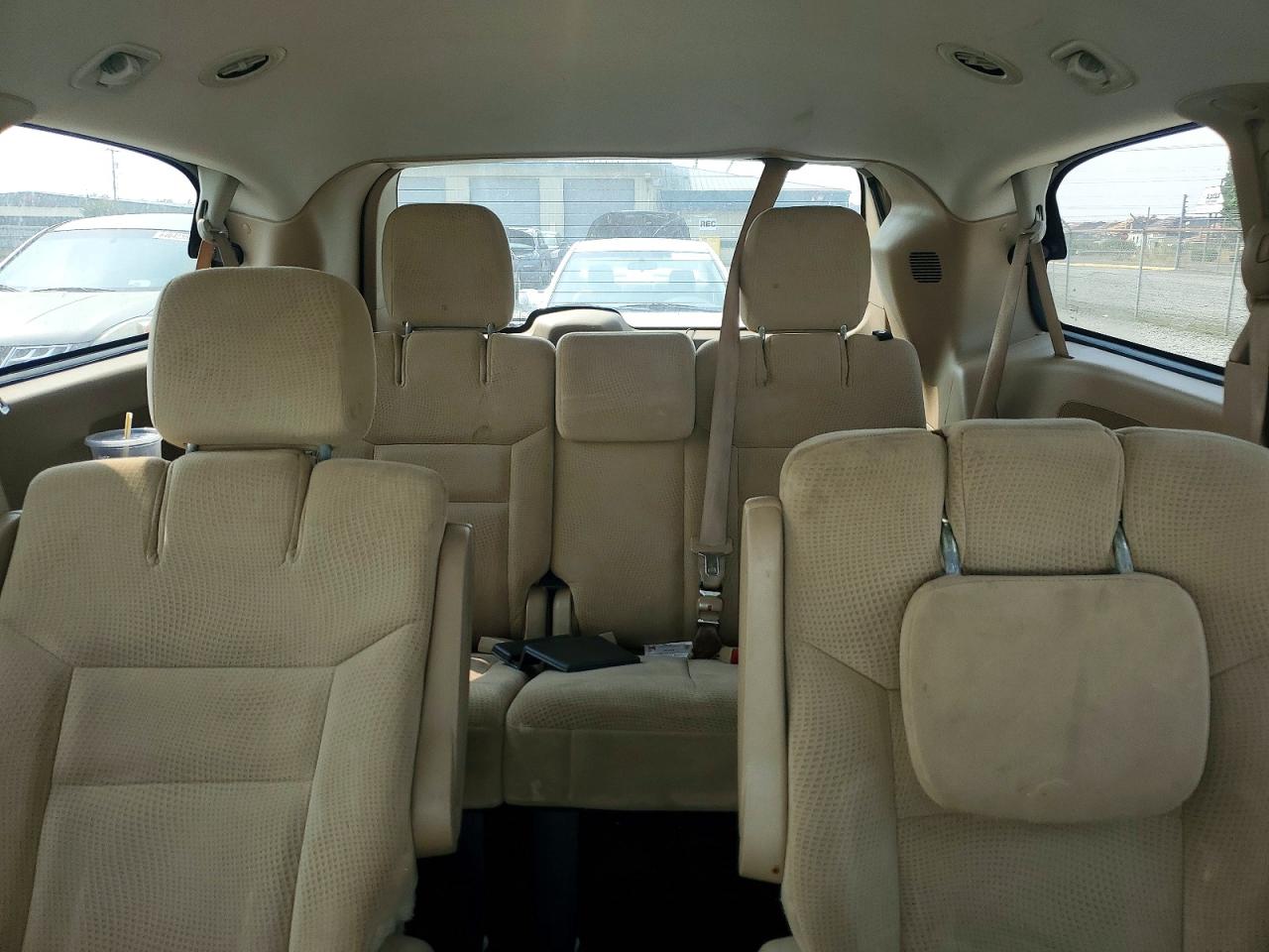 2015 Dodge Caravan Sxt White vin: 2C4RDGCGXGR318091