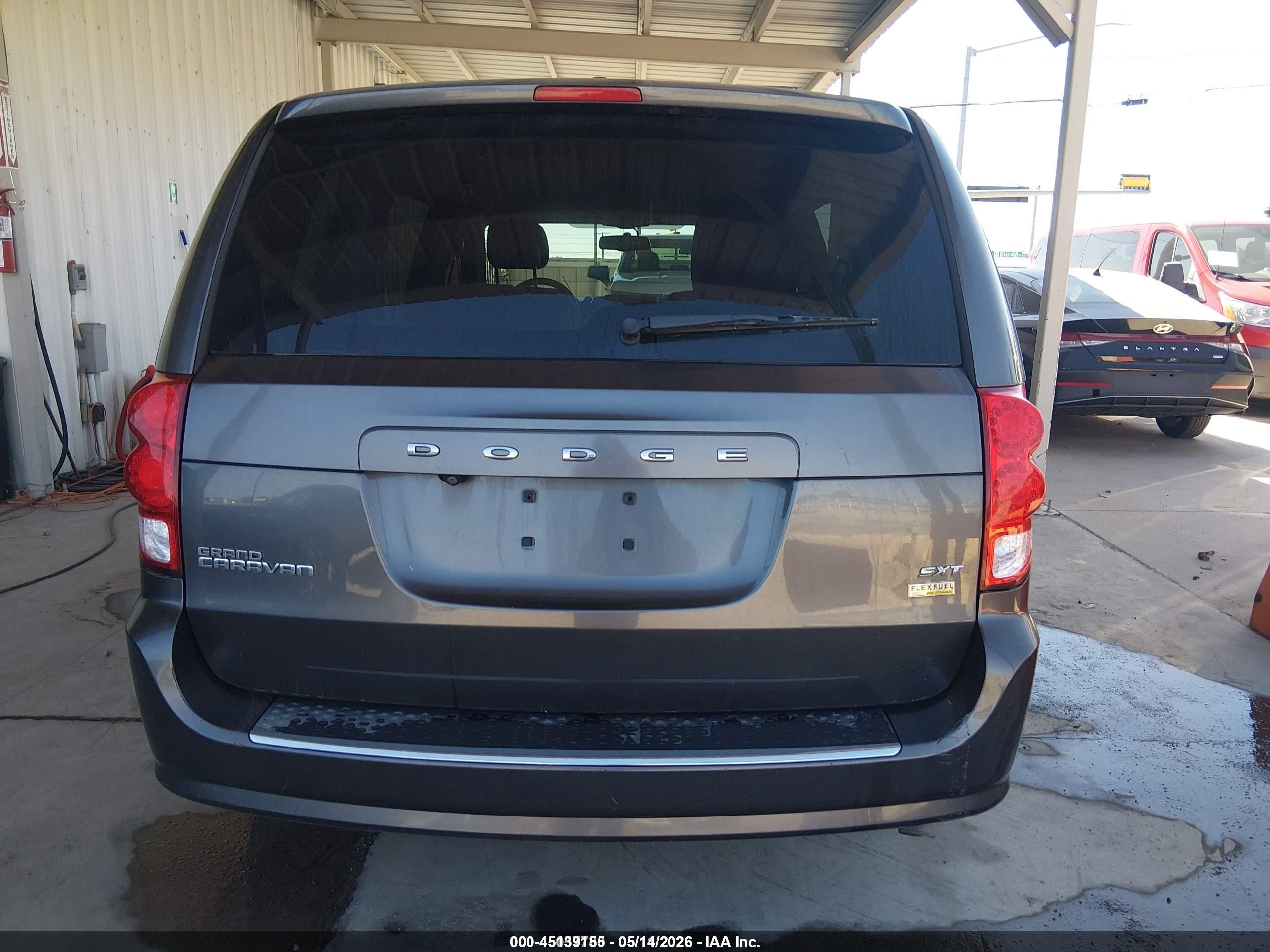 2016 Dodge Grand Caravan Sxt Gray vin: 2C4RDGCGXGR343895