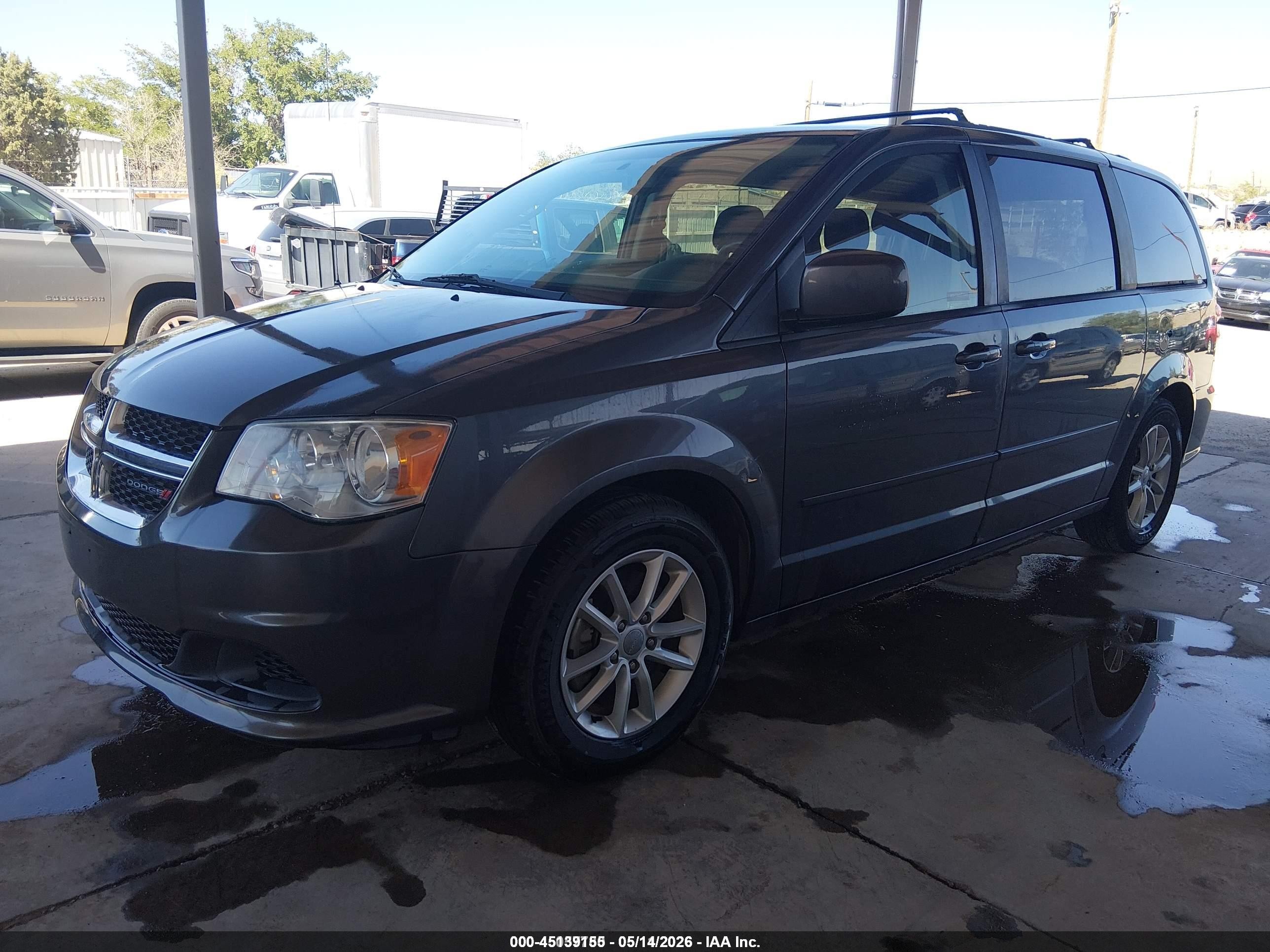 2016 Dodge Grand Caravan Sxt Gray vin: 2C4RDGCGXGR343895
