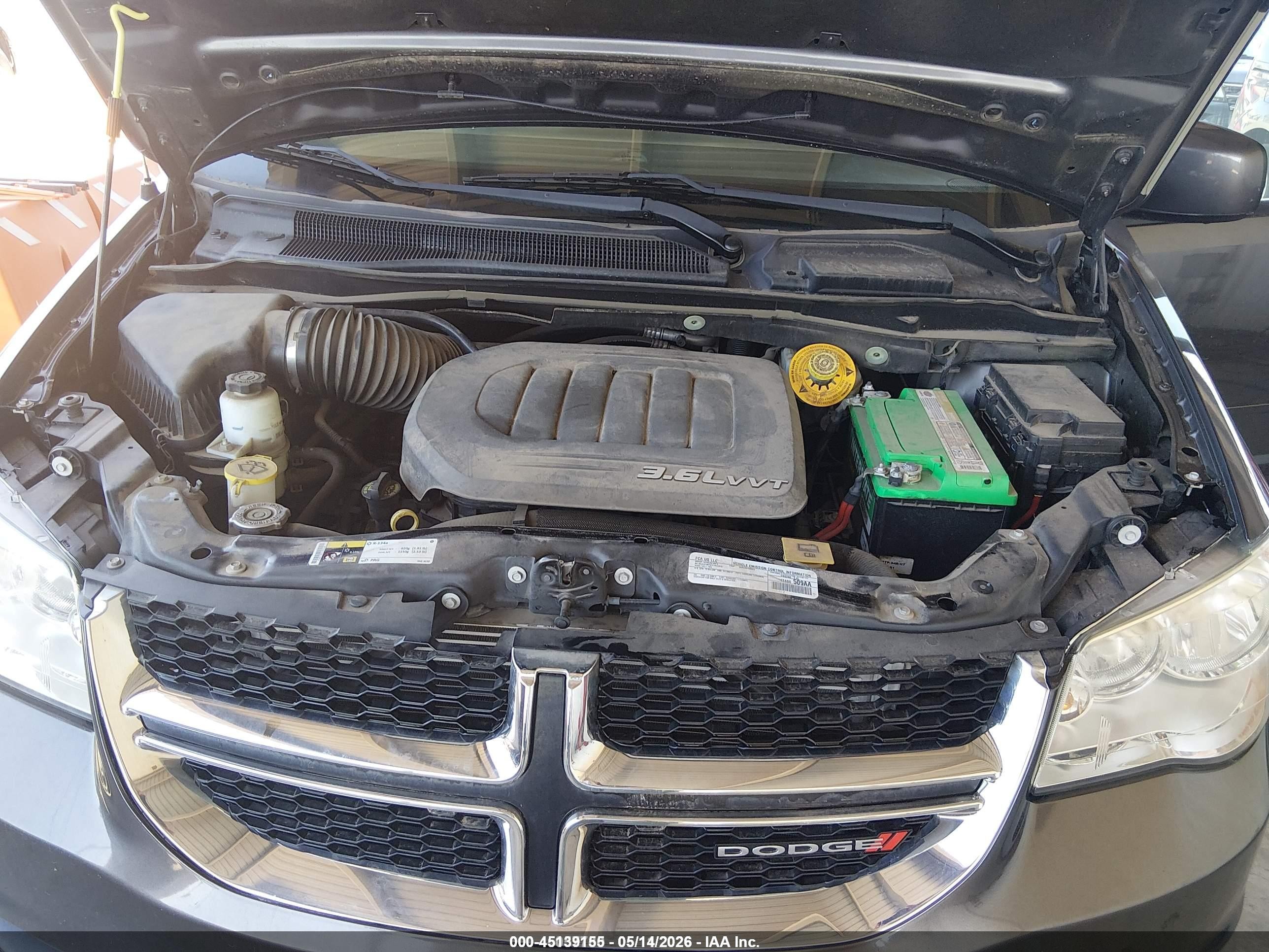 2016 Dodge Grand Caravan Sxt Gray vin: 2C4RDGCGXGR343895