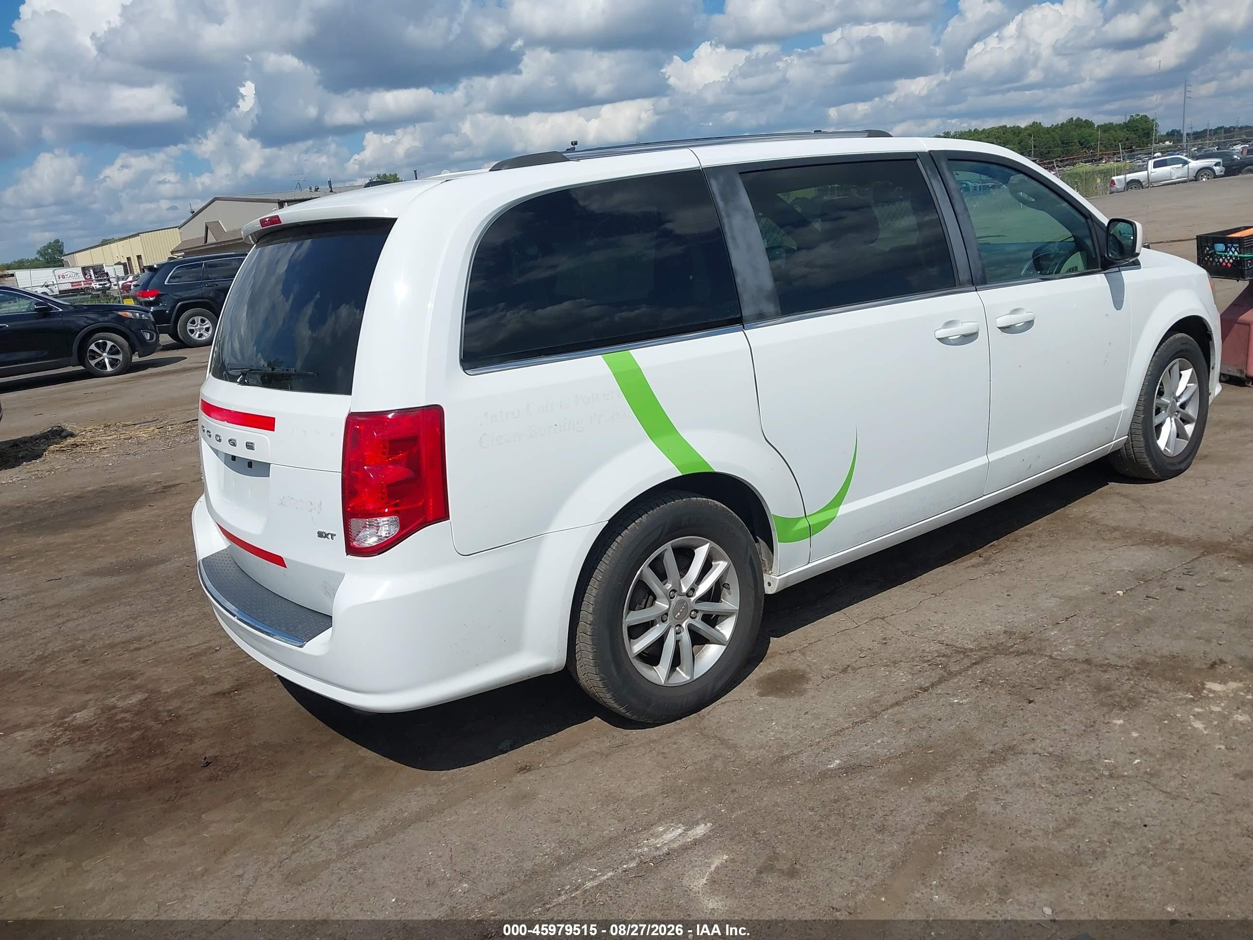 2020 Dodge Grand Caravan Sxt White vin: 2C4RDGCGXLR201962