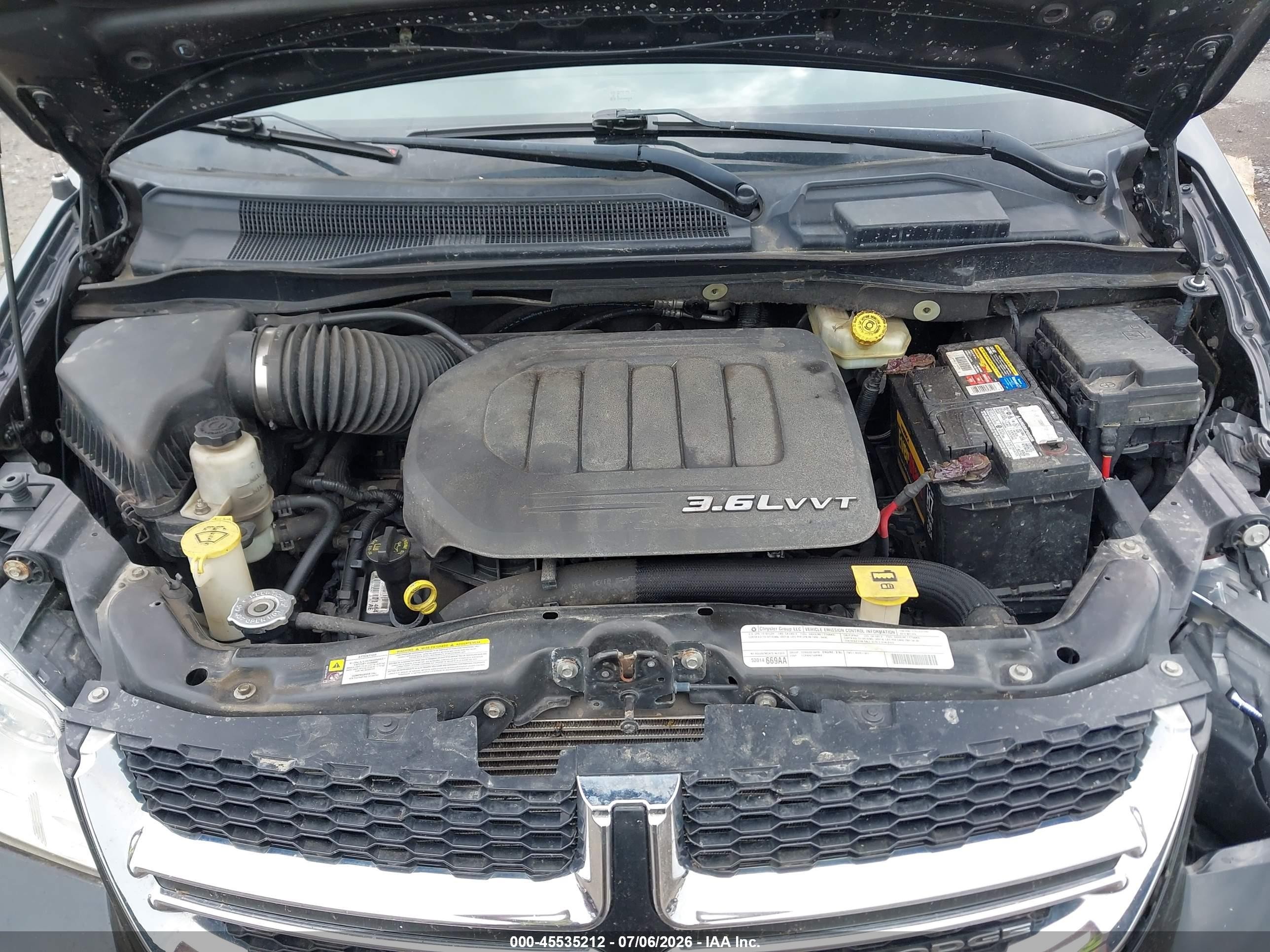 2012 Dodge Grand Caravan Crew Black vin: 2C4RDGDG0CR138000