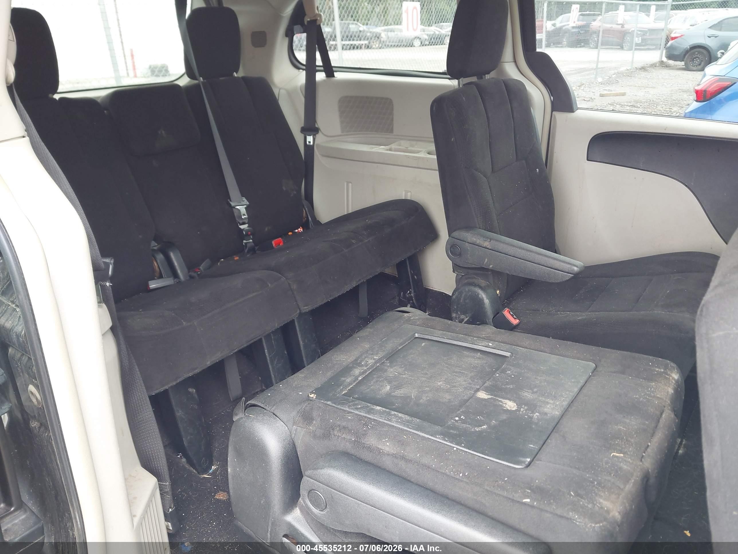 2012 Dodge Grand Caravan Crew Black vin: 2C4RDGDG0CR138000