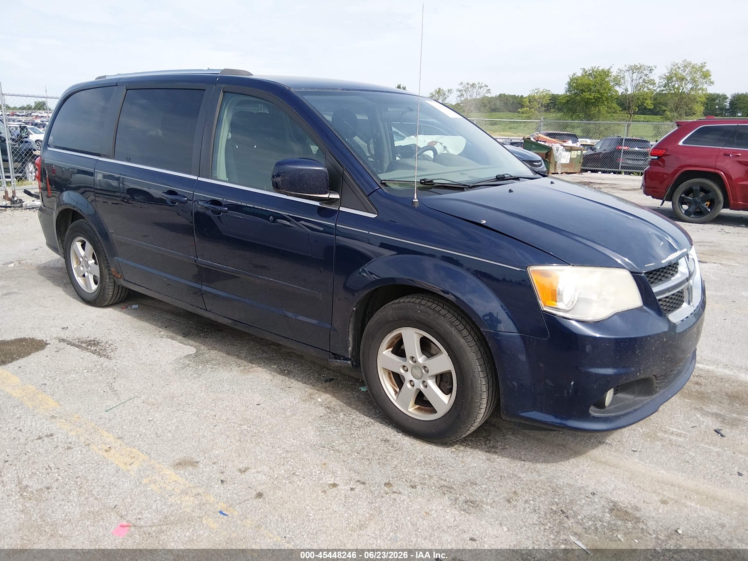 2013 Dodge Grand Caravan Crew Blue vin: 2C4RDGDG0DR549107