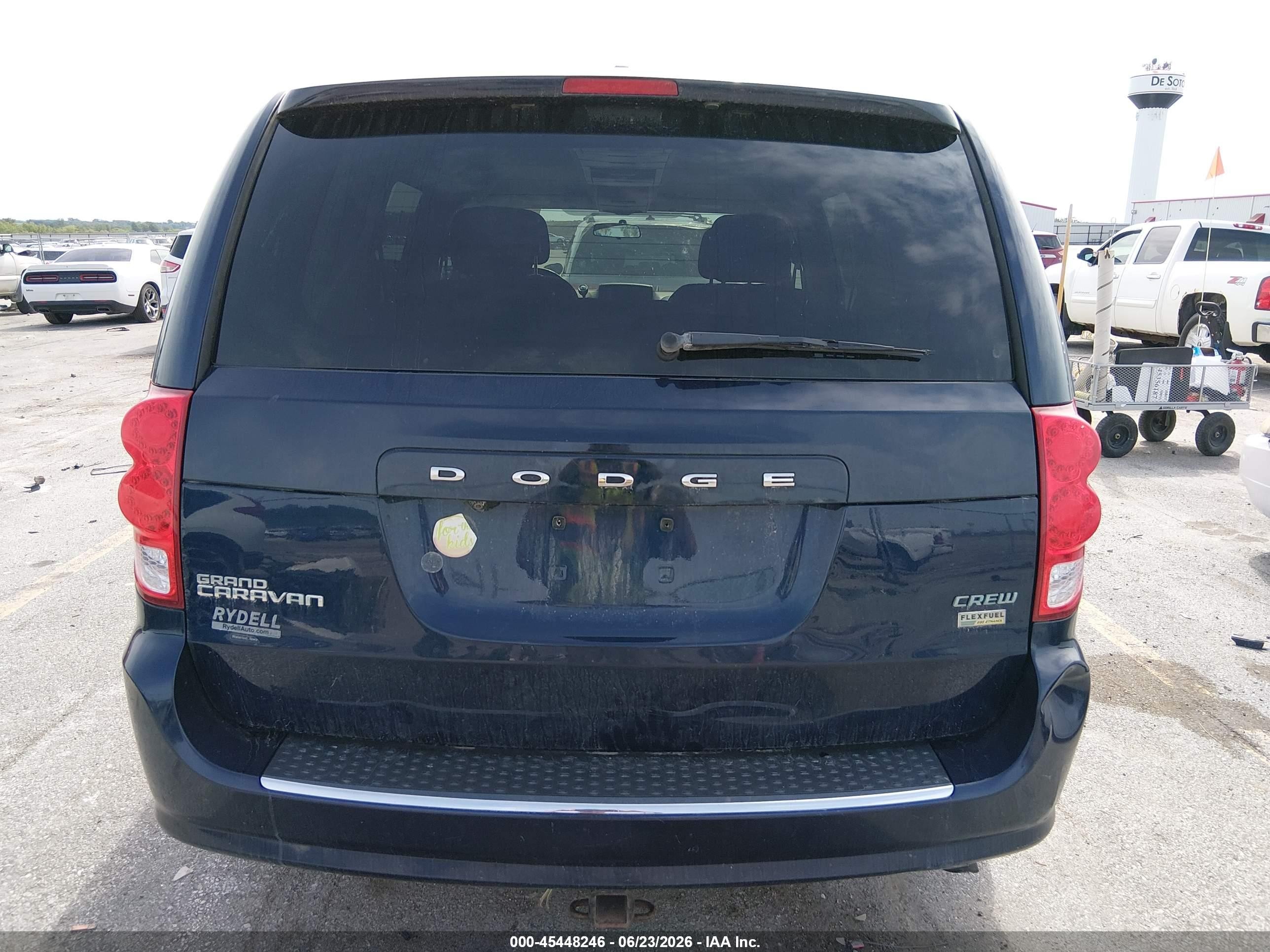 2013 Dodge Grand Caravan Crew Blue vin: 2C4RDGDG0DR549107