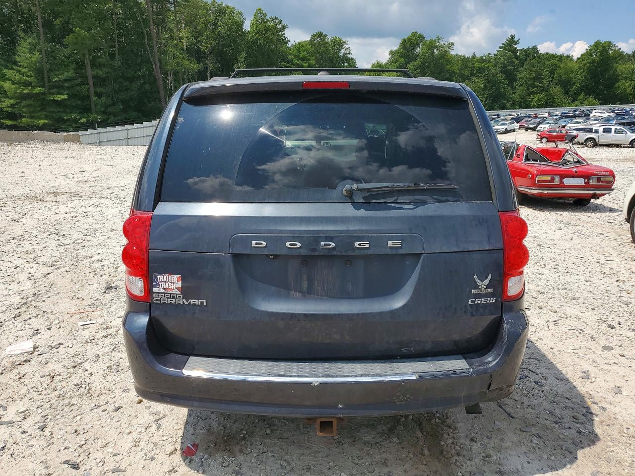 2013 Dodge Grand Caravan Crew Синий vin: 2C4RDGDG0DR662748