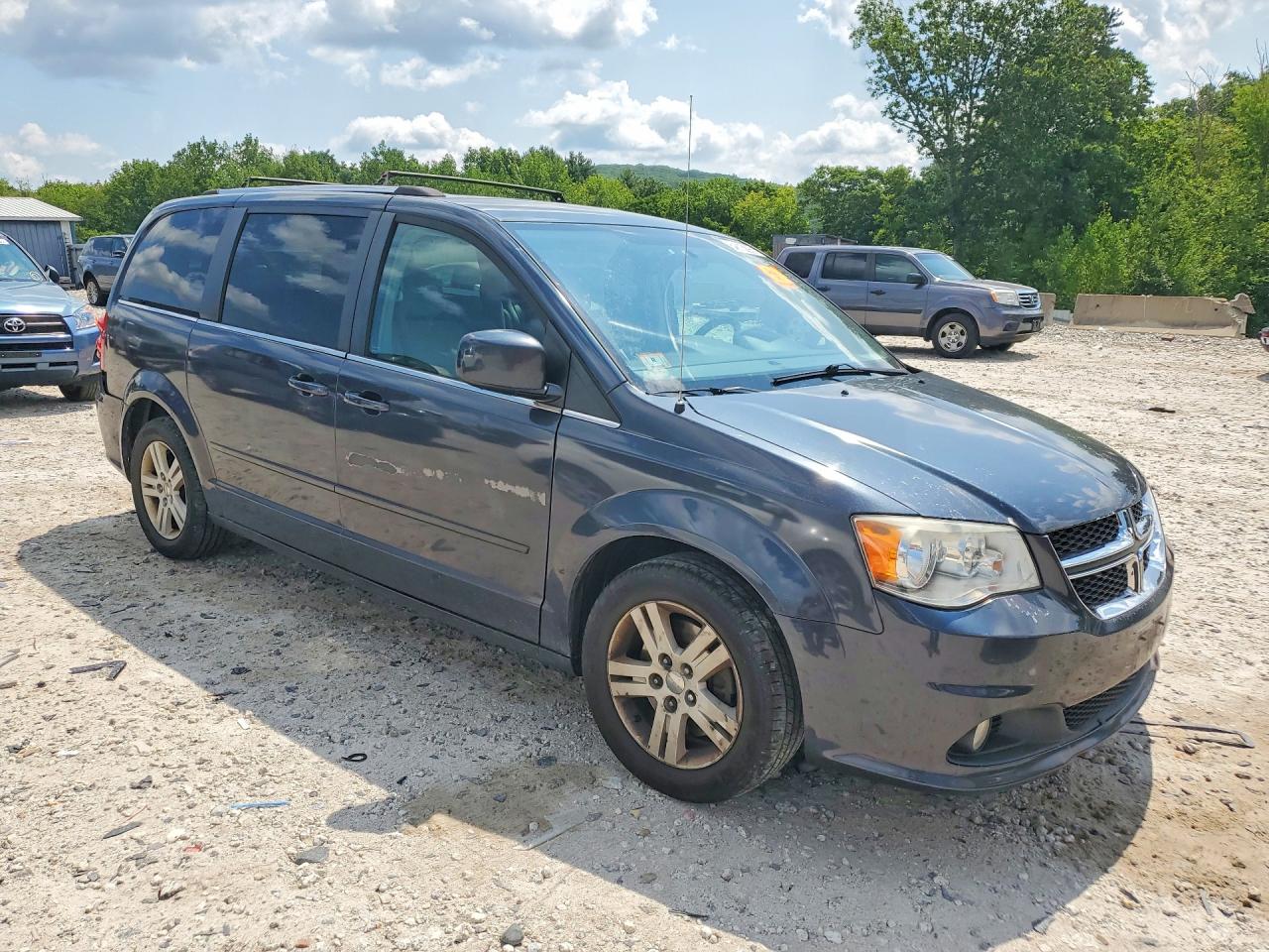 2013 Dodge Grand Caravan Crew Синий vin: 2C4RDGDG0DR662748