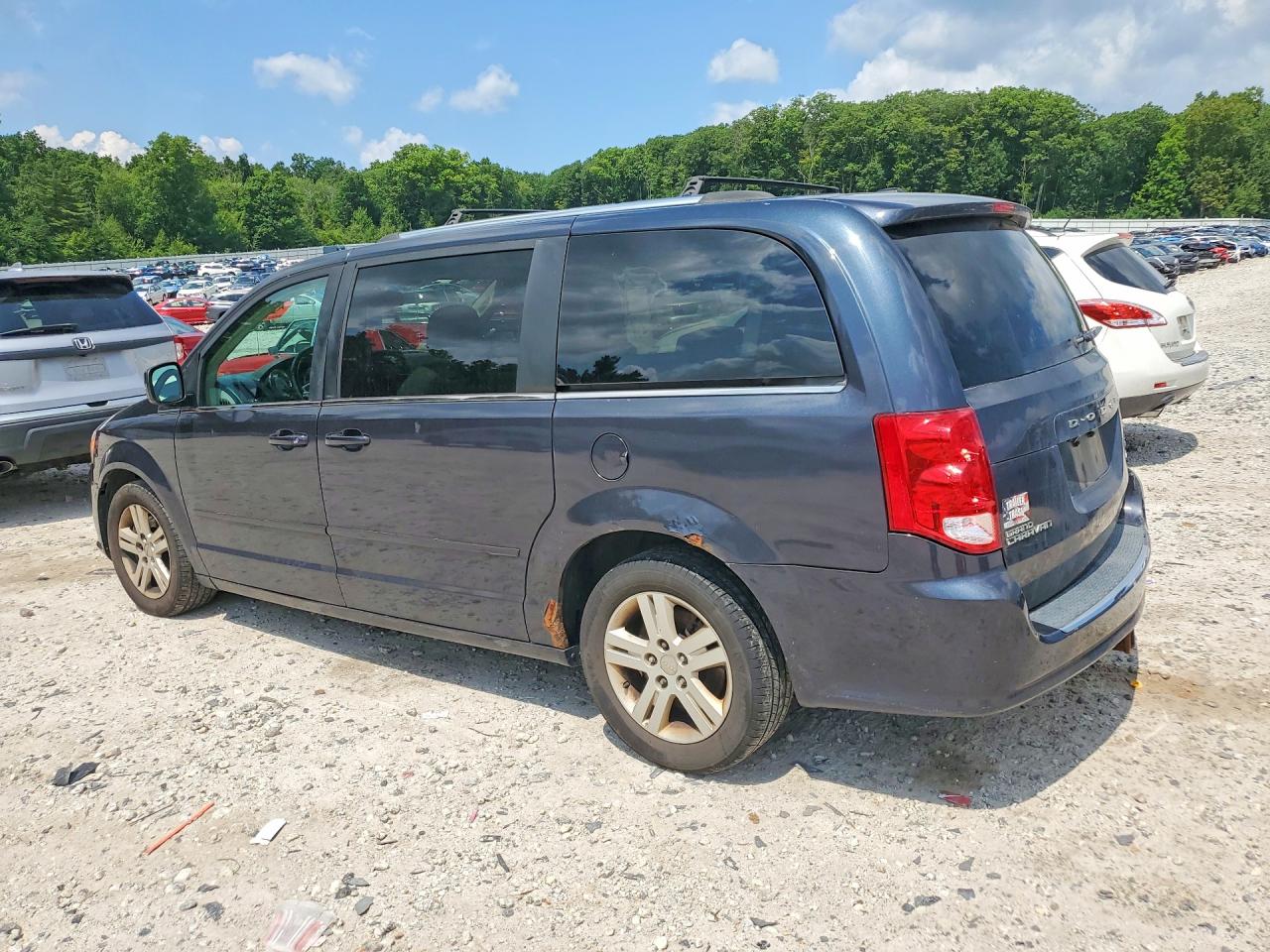 2013 Dodge Grand Caravan Crew Синий vin: 2C4RDGDG0DR662748