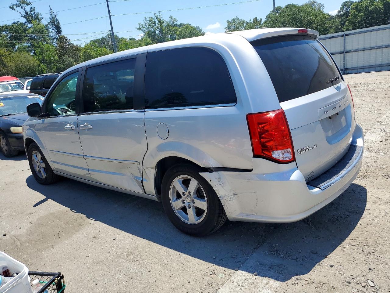 2012 Dodge Grand Caravan Crew Silver vin: 2C4RDGDG1CR219670