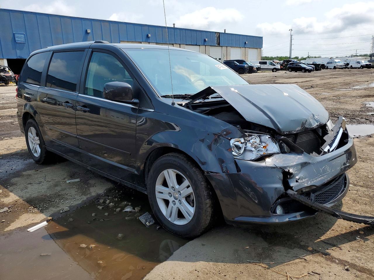2012 Dodge Grand Caravan Crew Gray vin: 2C4RDGDG1CR408996