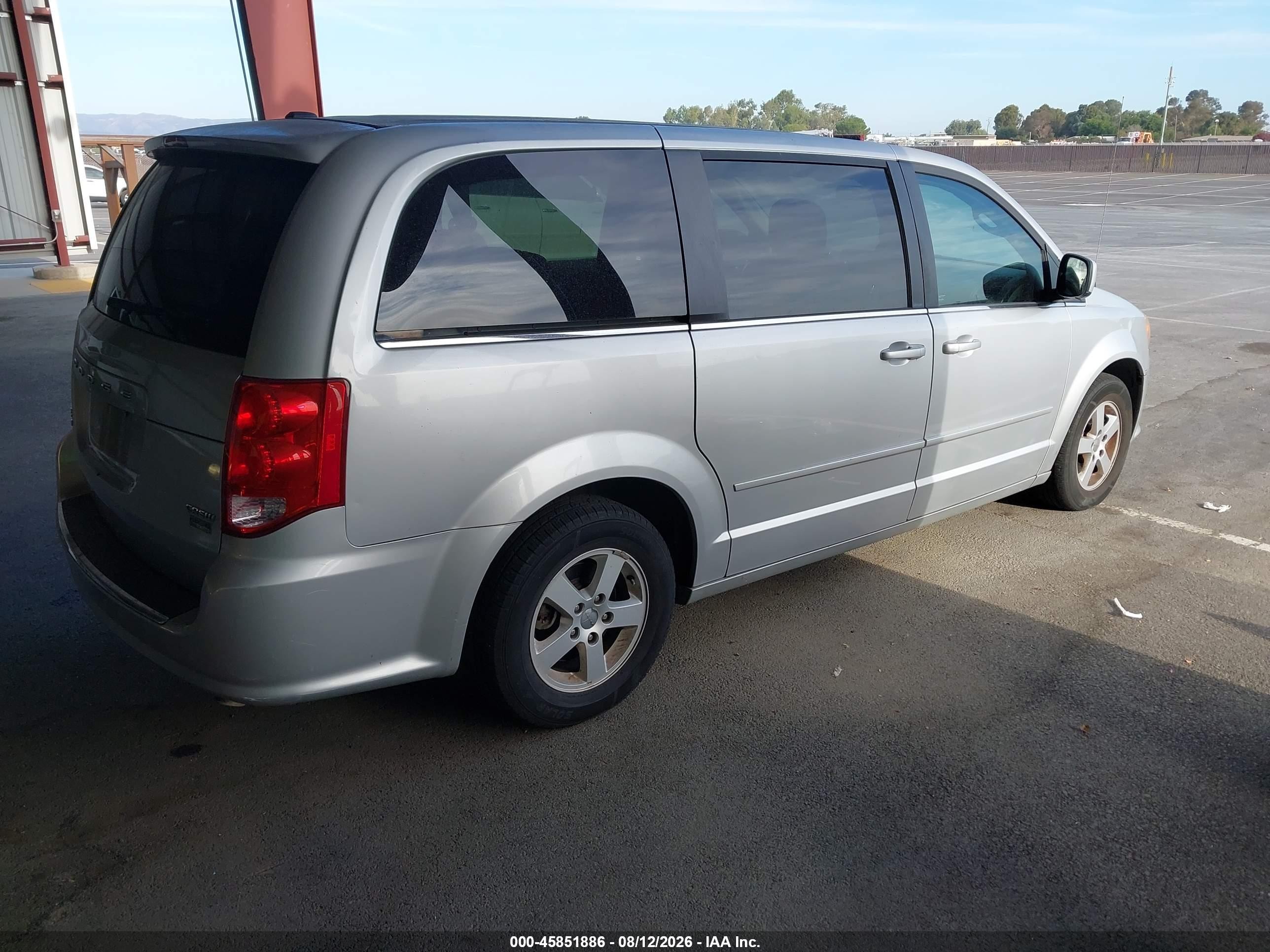 2012 Dodge Grand Caravan Crew Gray vin: 2C4RDGDG2CR100834