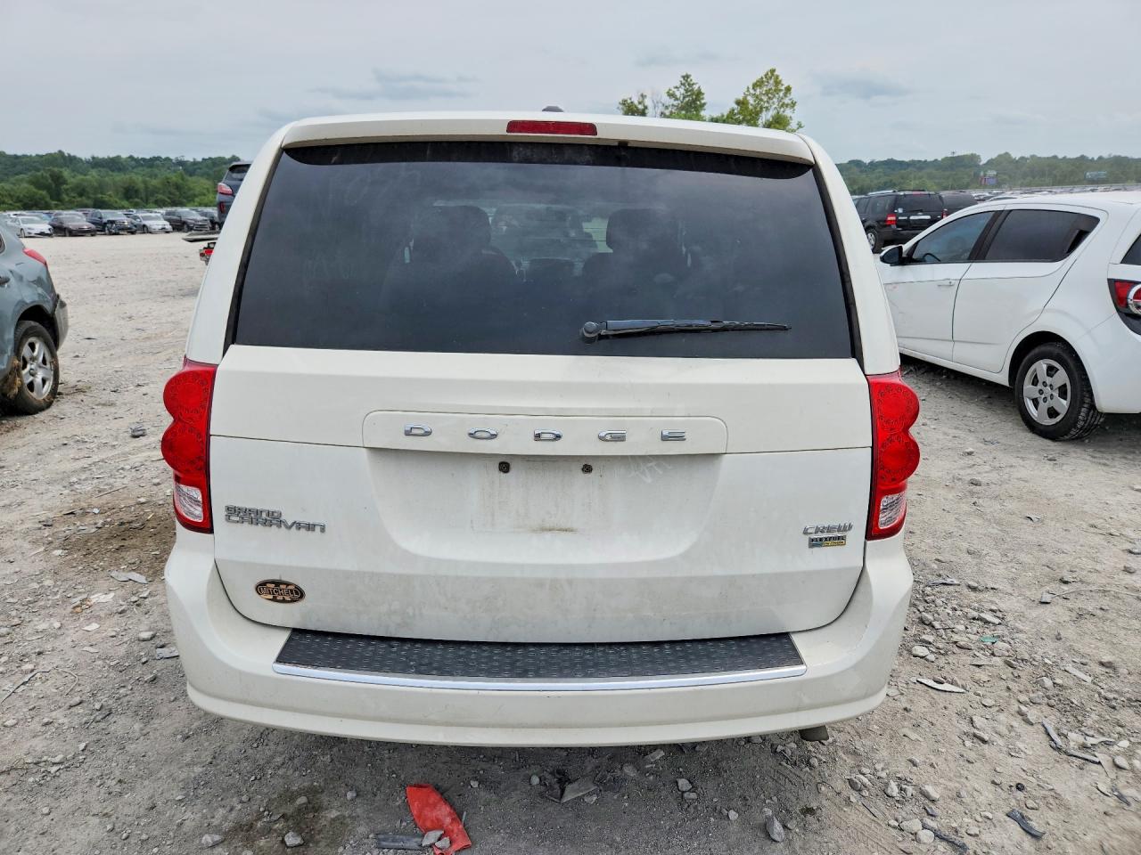 2012 Dodge Grand Caravan Crew White vin: 2C4RDGDG2CR110022