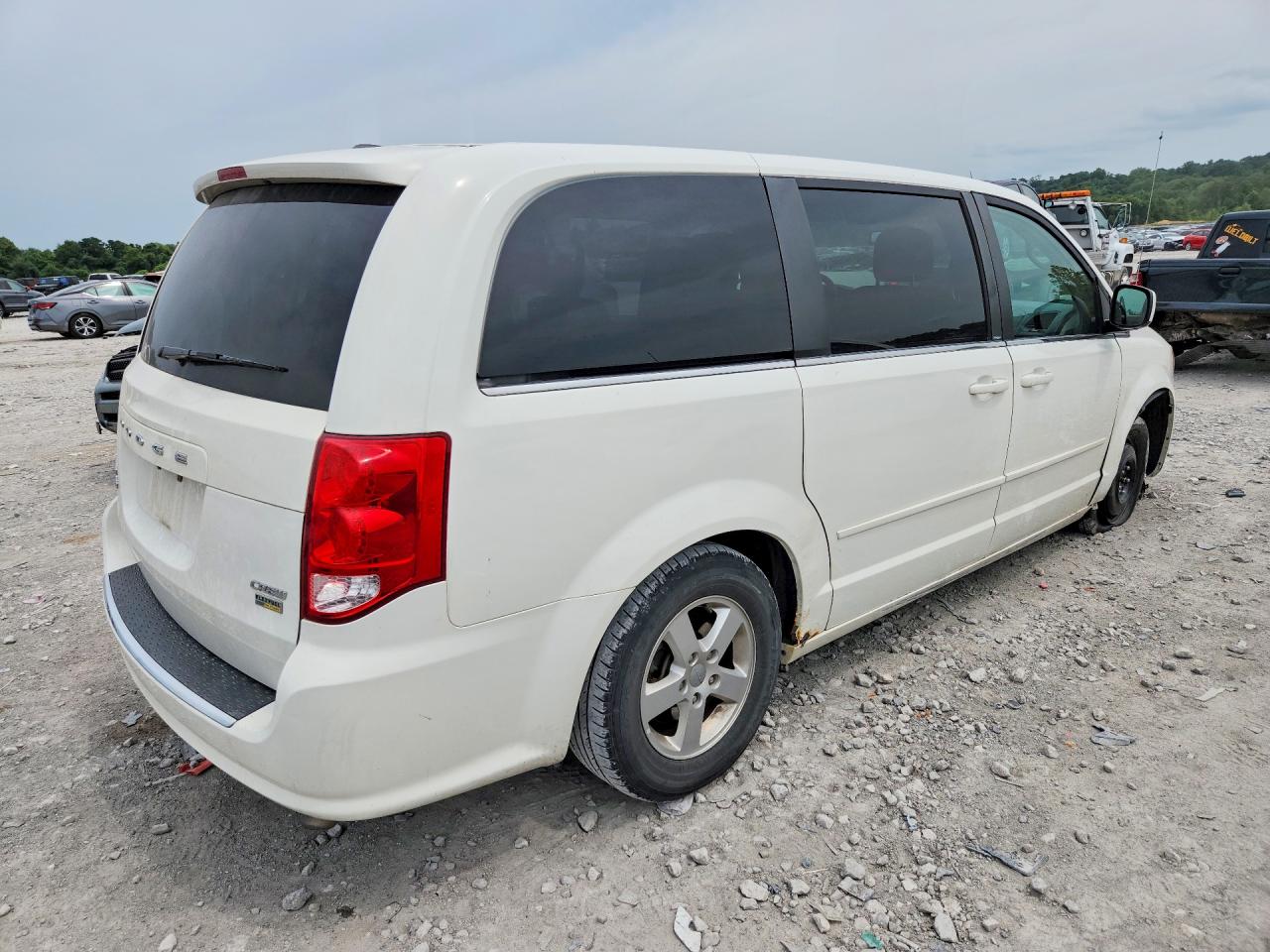 2012 Dodge Grand Caravan Crew White vin: 2C4RDGDG2CR110022