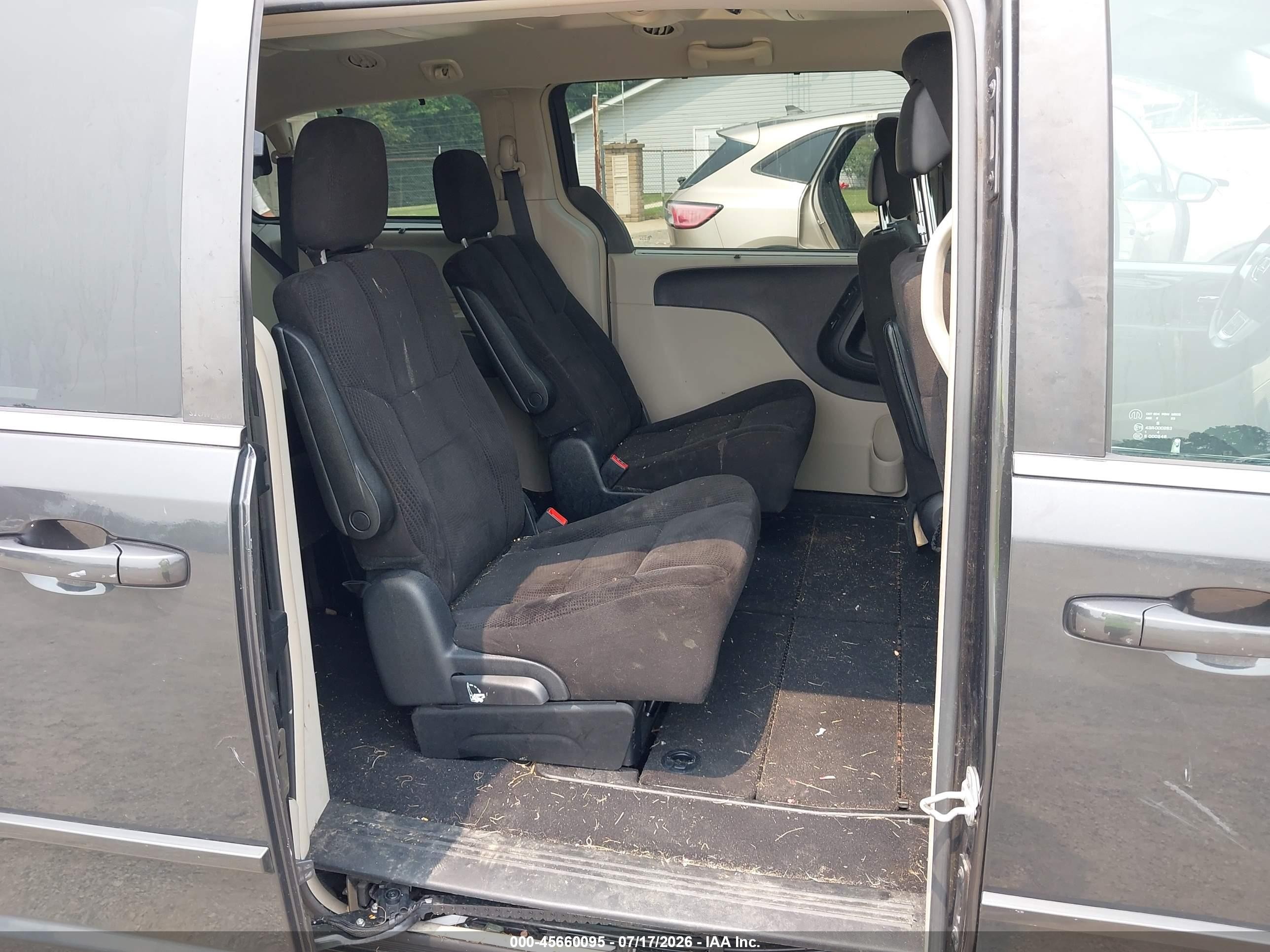 2012 Dodge Grand Caravan Crew Black vin: 2C4RDGDG2CR408618