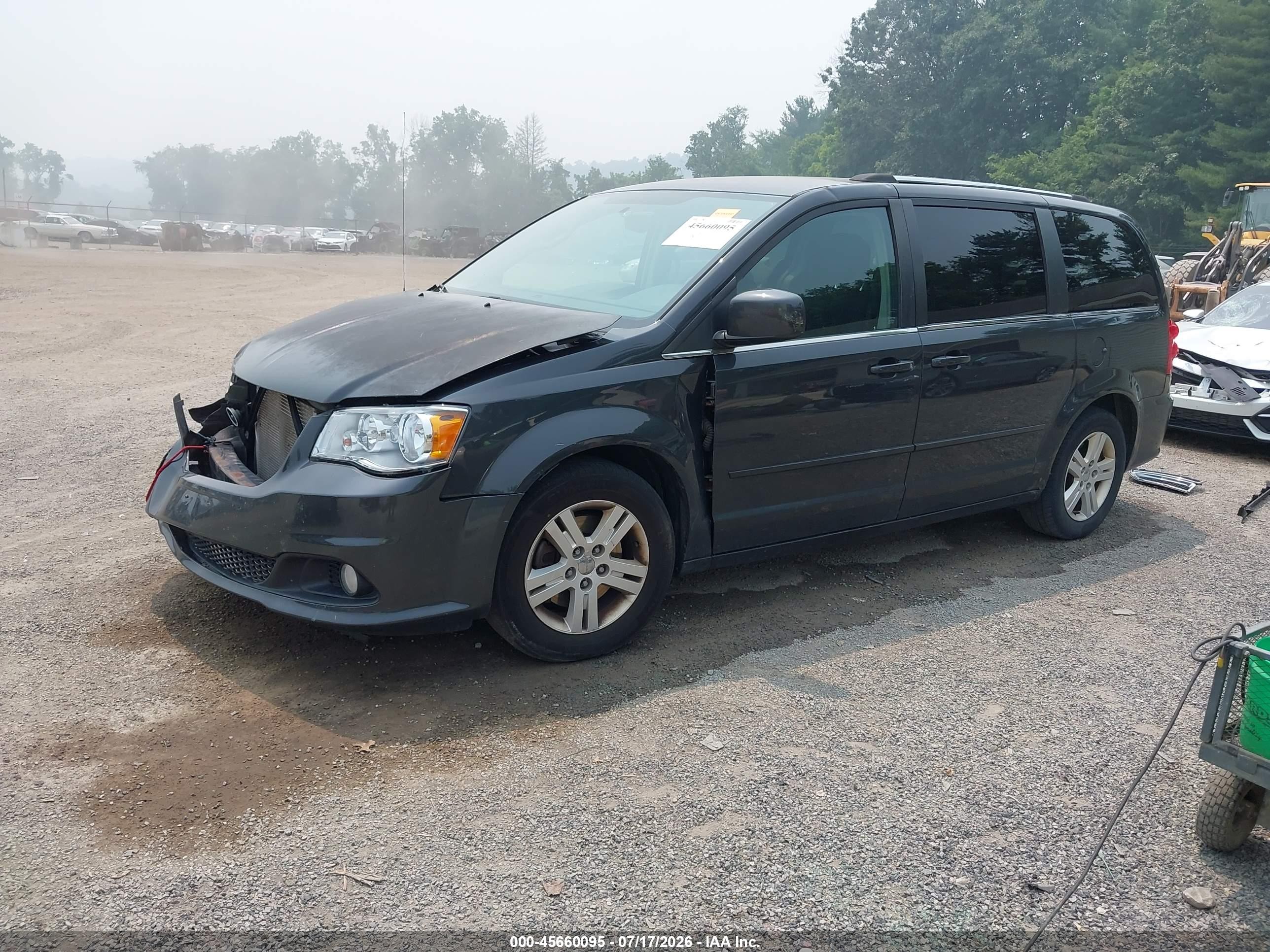 2012 Dodge Grand Caravan Crew Black vin: 2C4RDGDG2CR408618