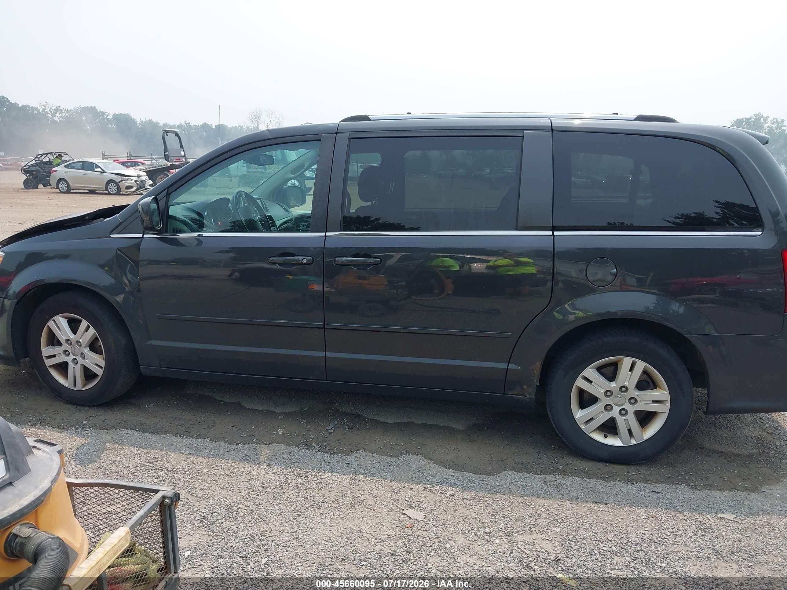 2012 Dodge Grand Caravan Crew Black vin: 2C4RDGDG2CR408618
